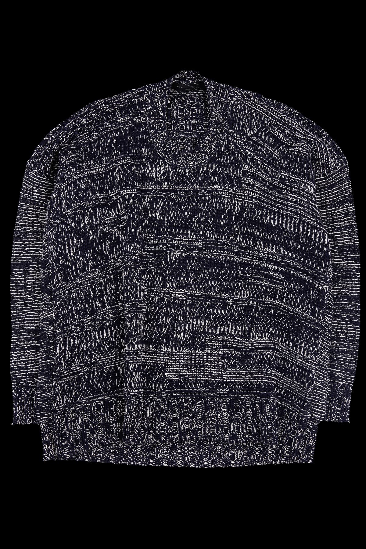 [남성] 케이블 믹스 라운드 니트