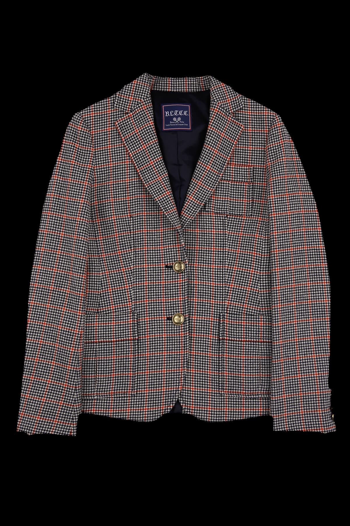 체크 패턴 자켓