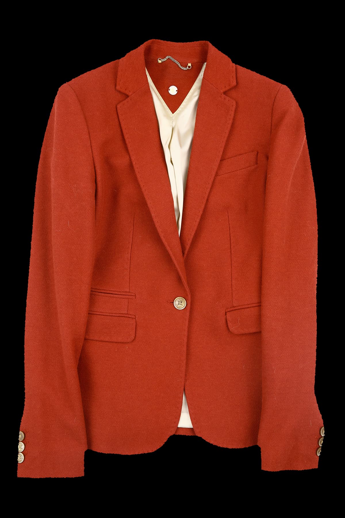 솔리드 피케 자켓