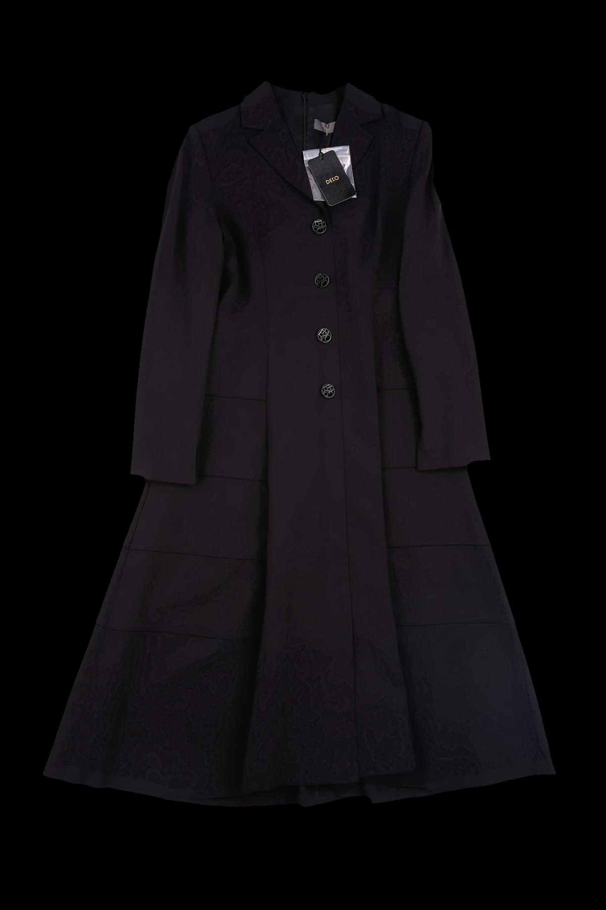 [새상품] 절개 버튼 라인 원피스