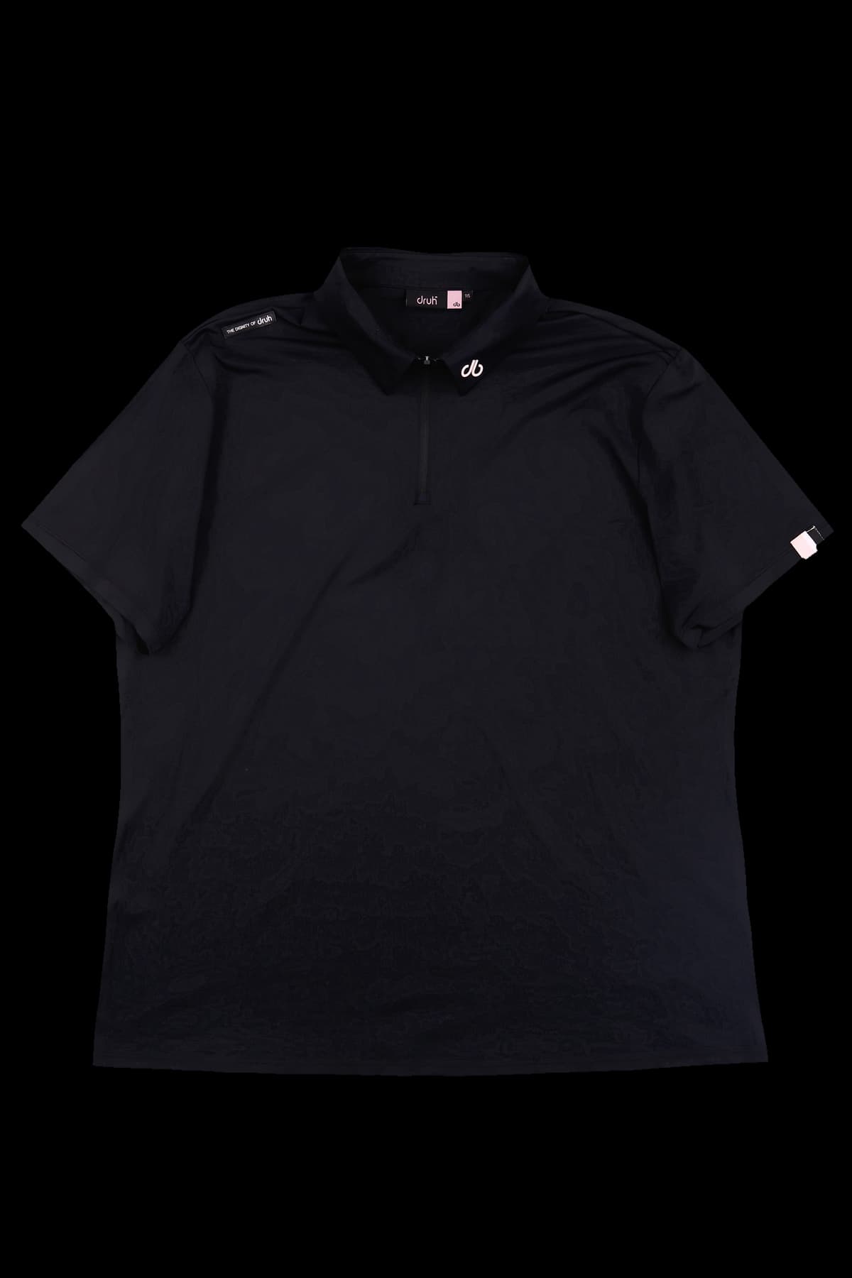 [남성] 카라 집업 반팔 티