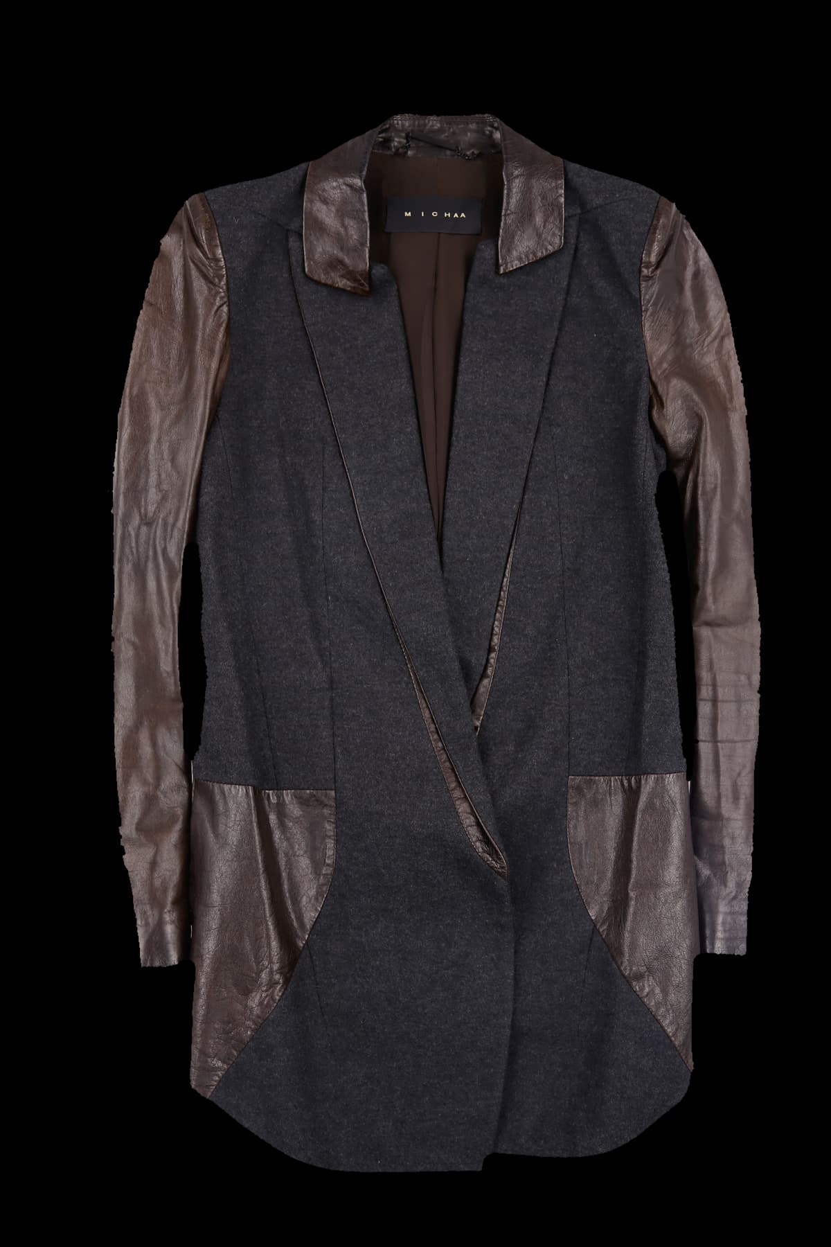 가죽 긴팔 자켓