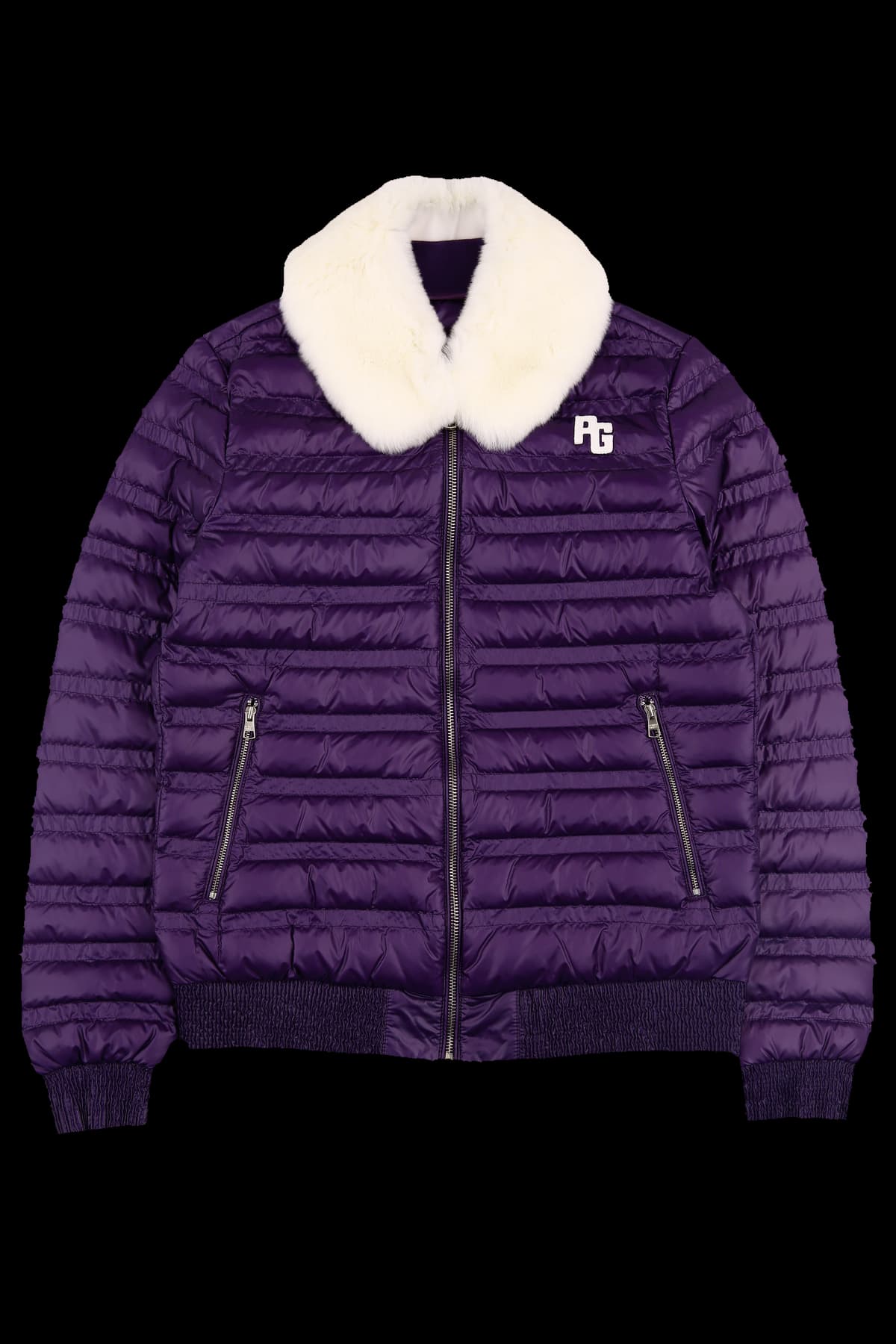 퍼 트리밍 패딩