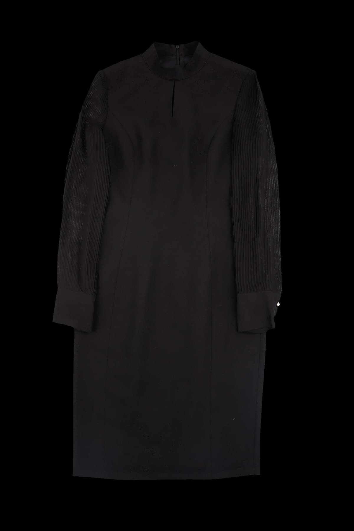 시스루 슬리브 원피스