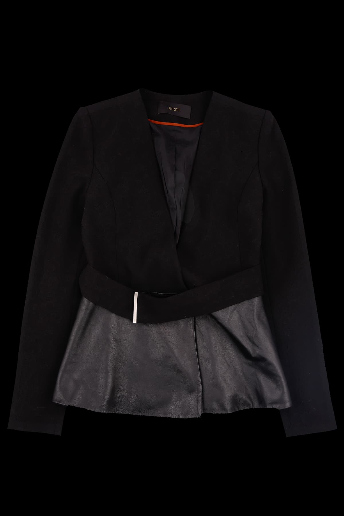 디테일 벨티드 자켓