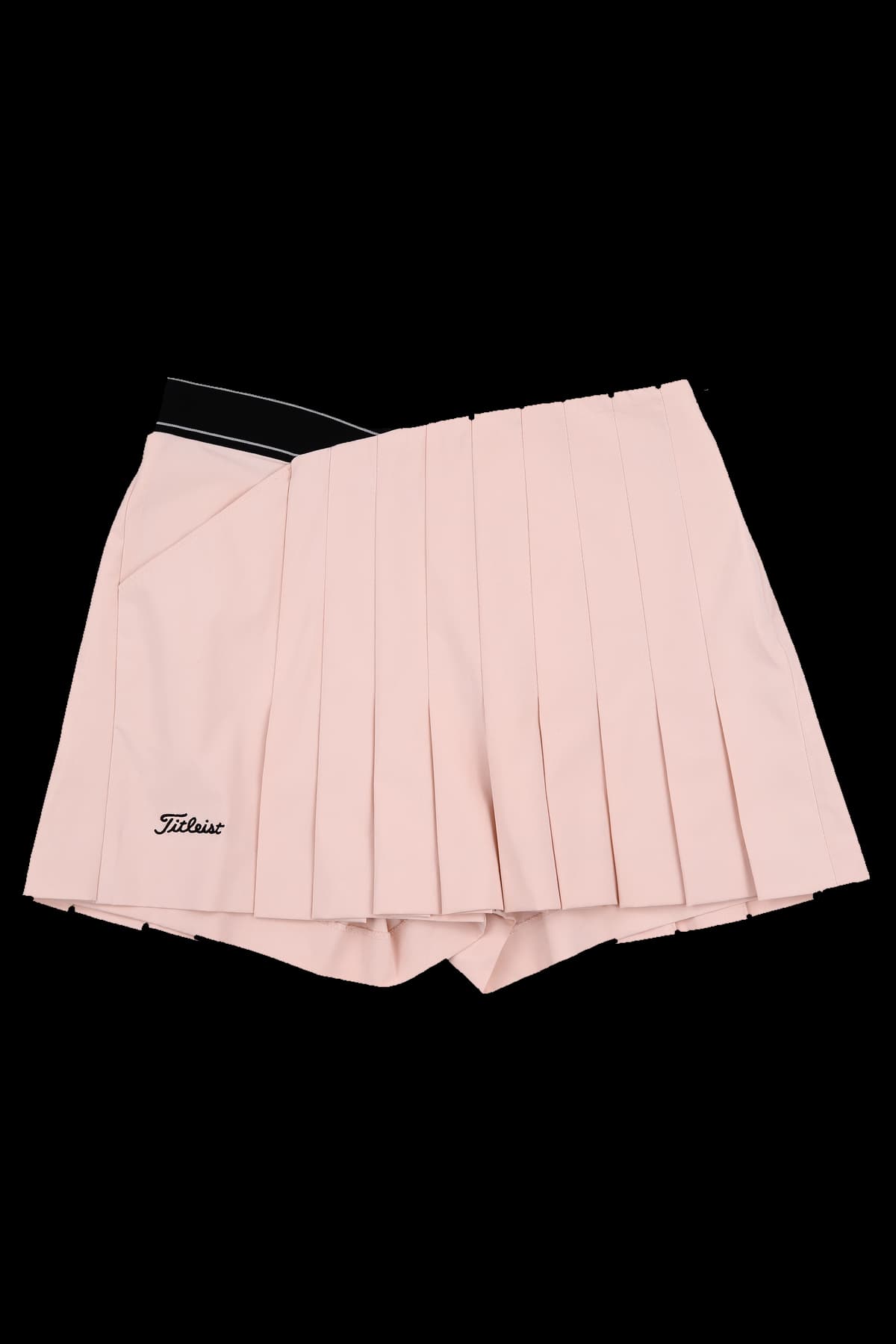 허리 밴딩 포인트 랩 반바지