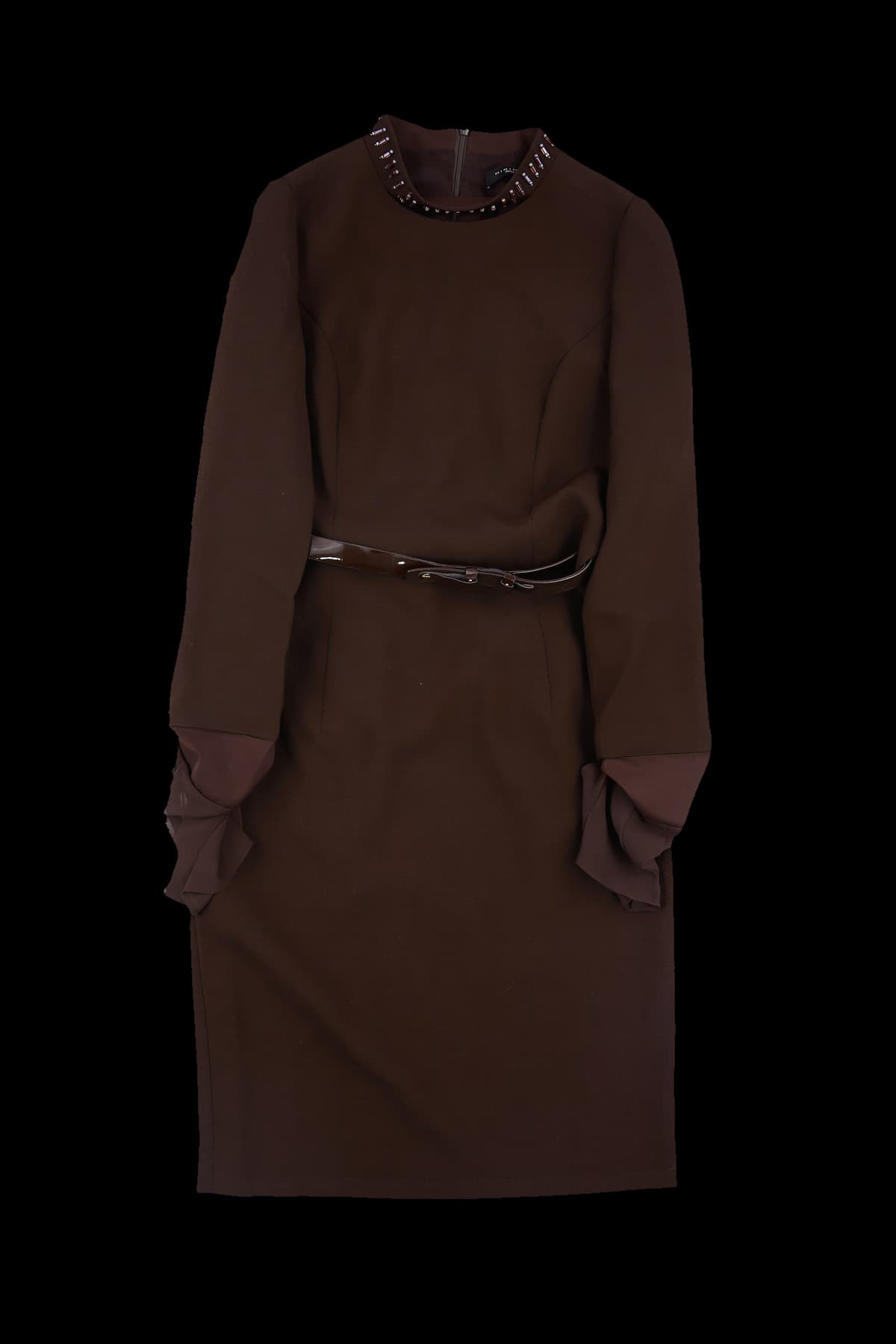 벨티드 디테일 원피스