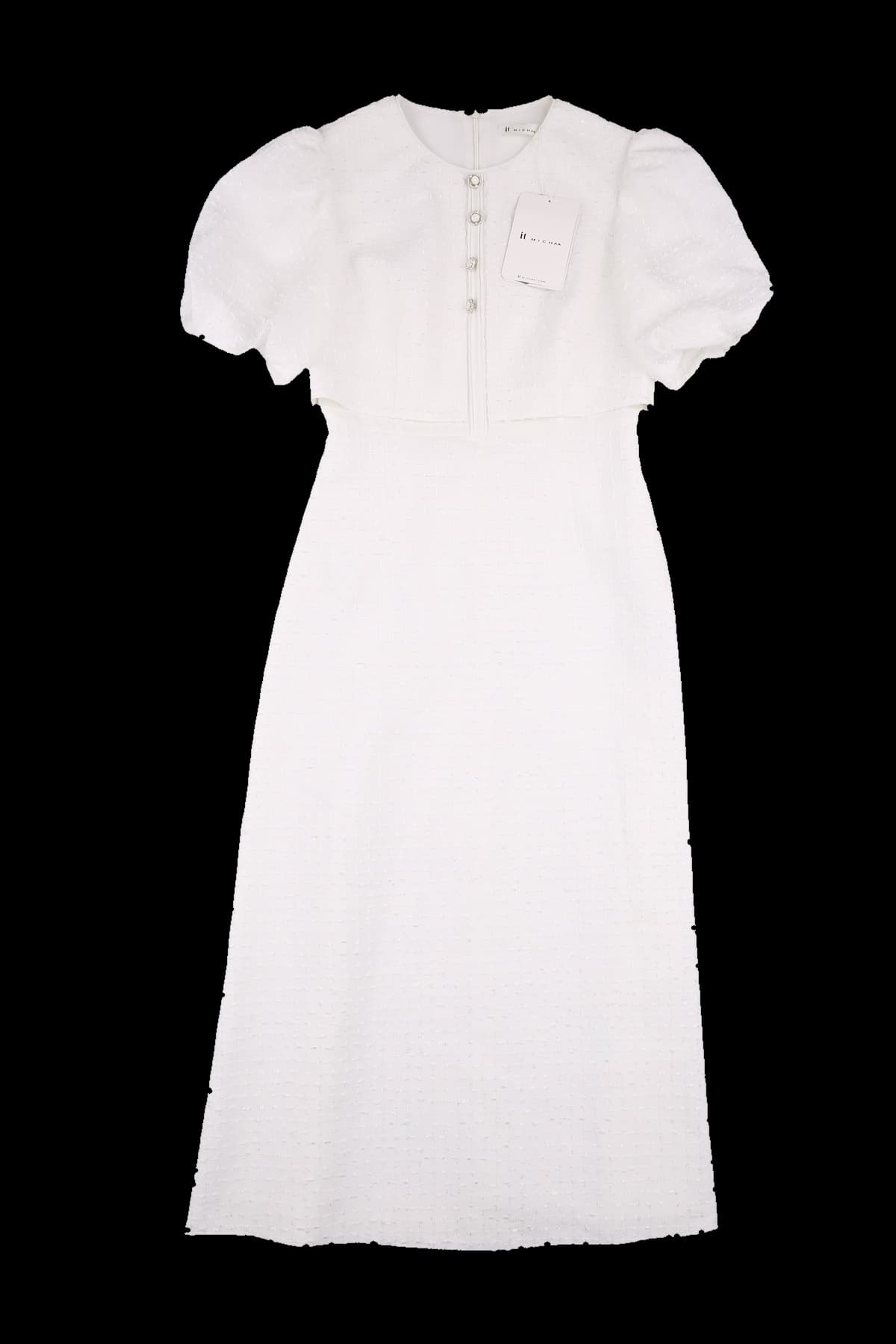 [새상품][2024] 반팔 트위드 롱원피스