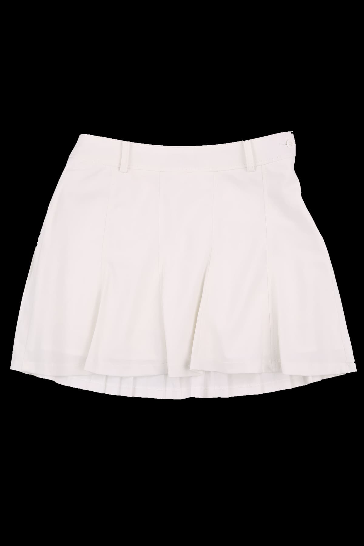 하프 플리츠 스커트