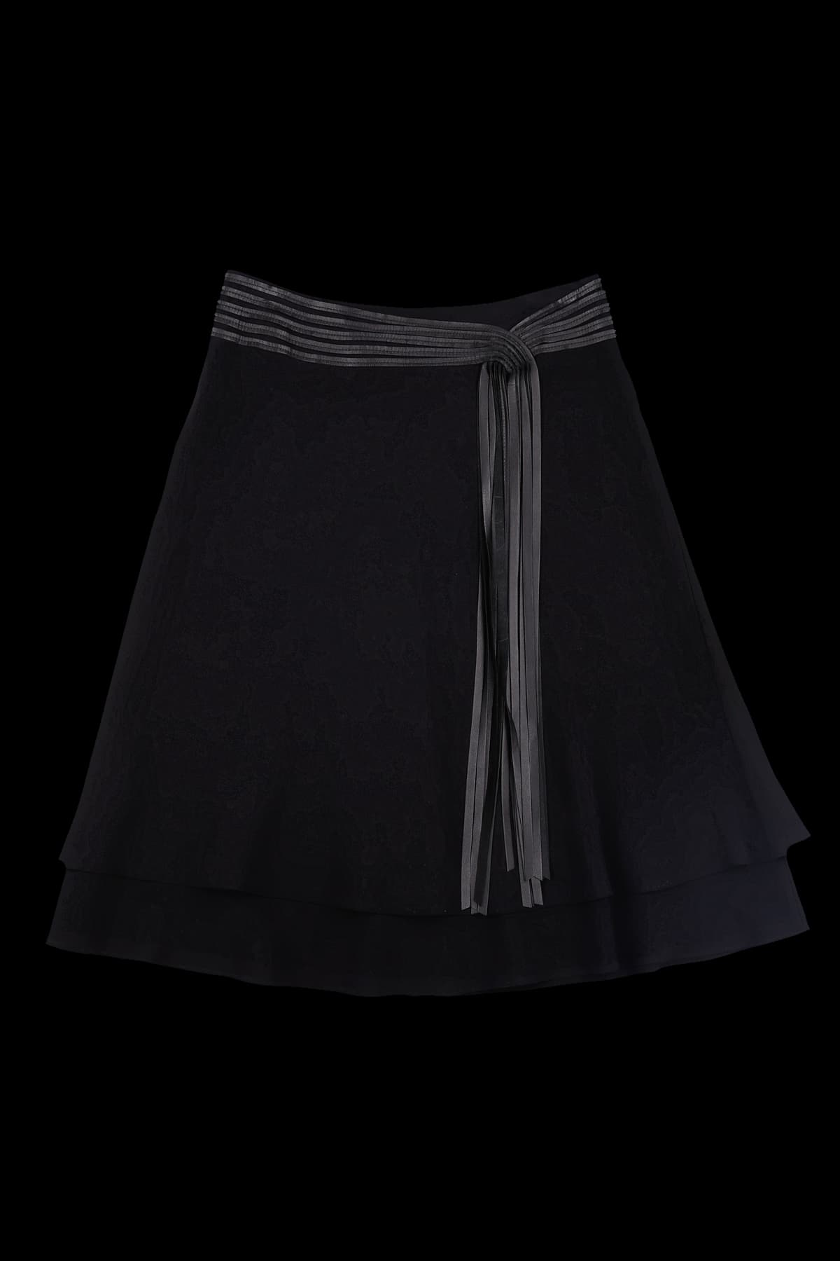 디테일 레이어 스커트