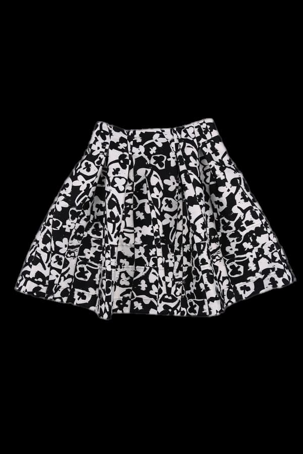 플라워 플레어스커트