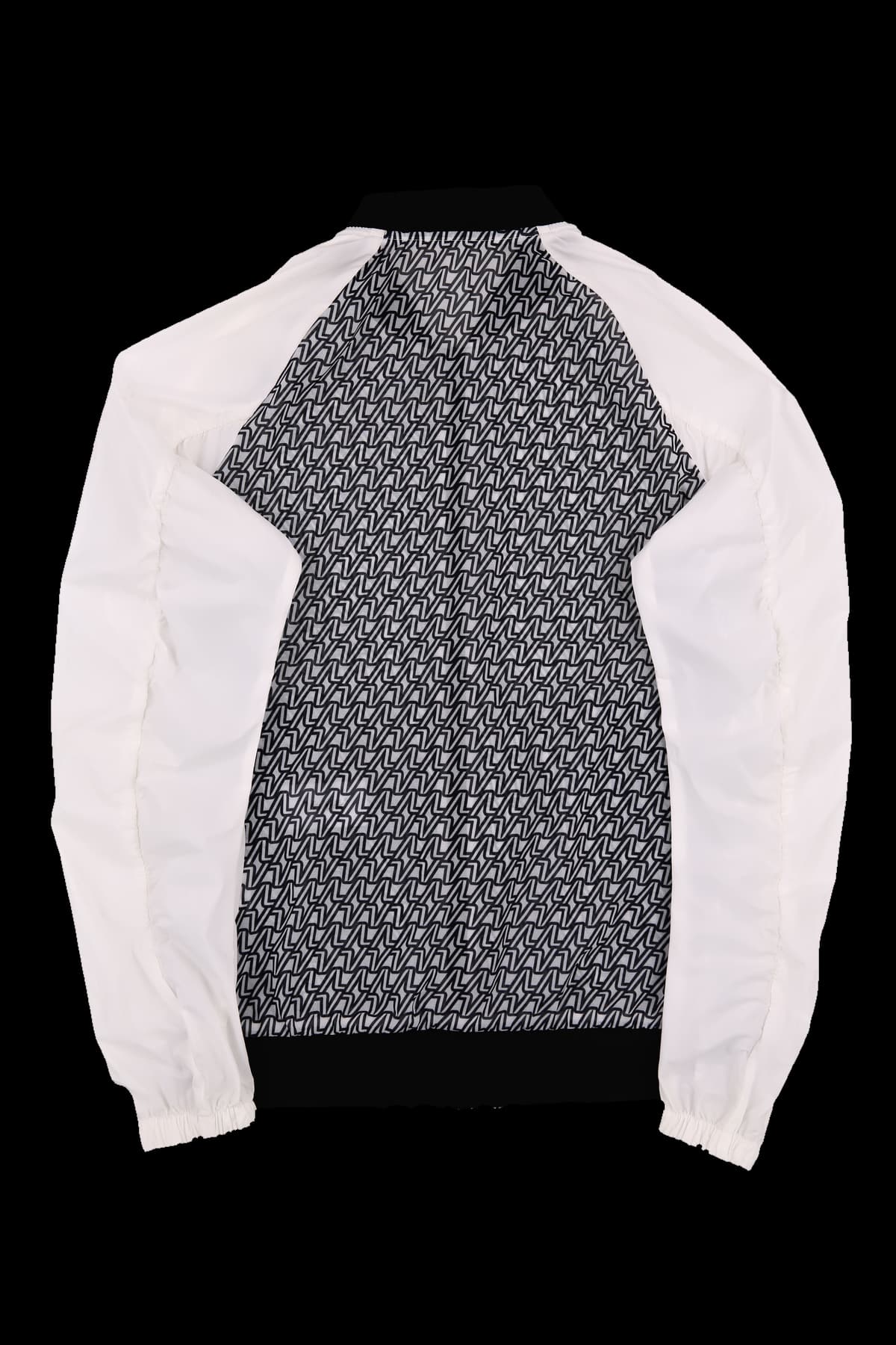 패턴 바람막이 점퍼