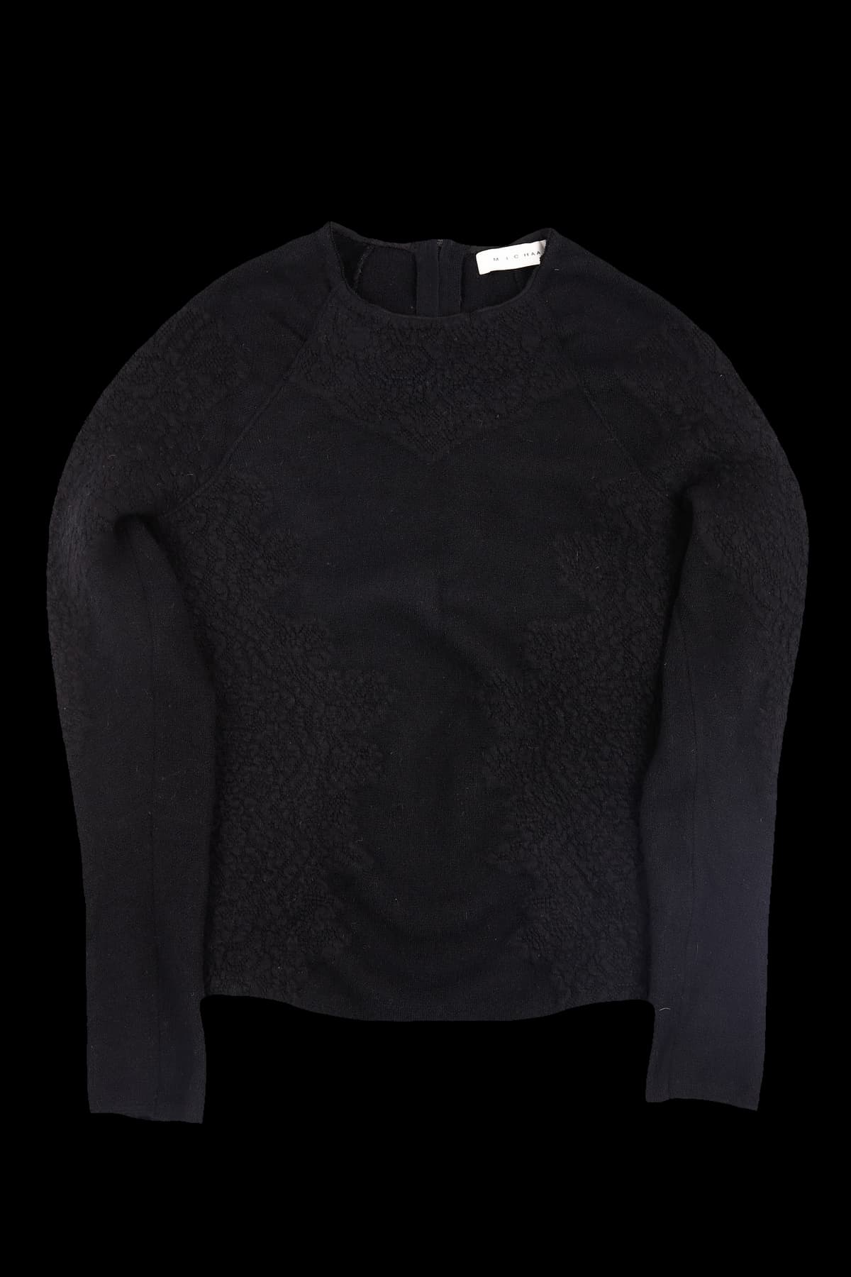 라운드 긴팔니트