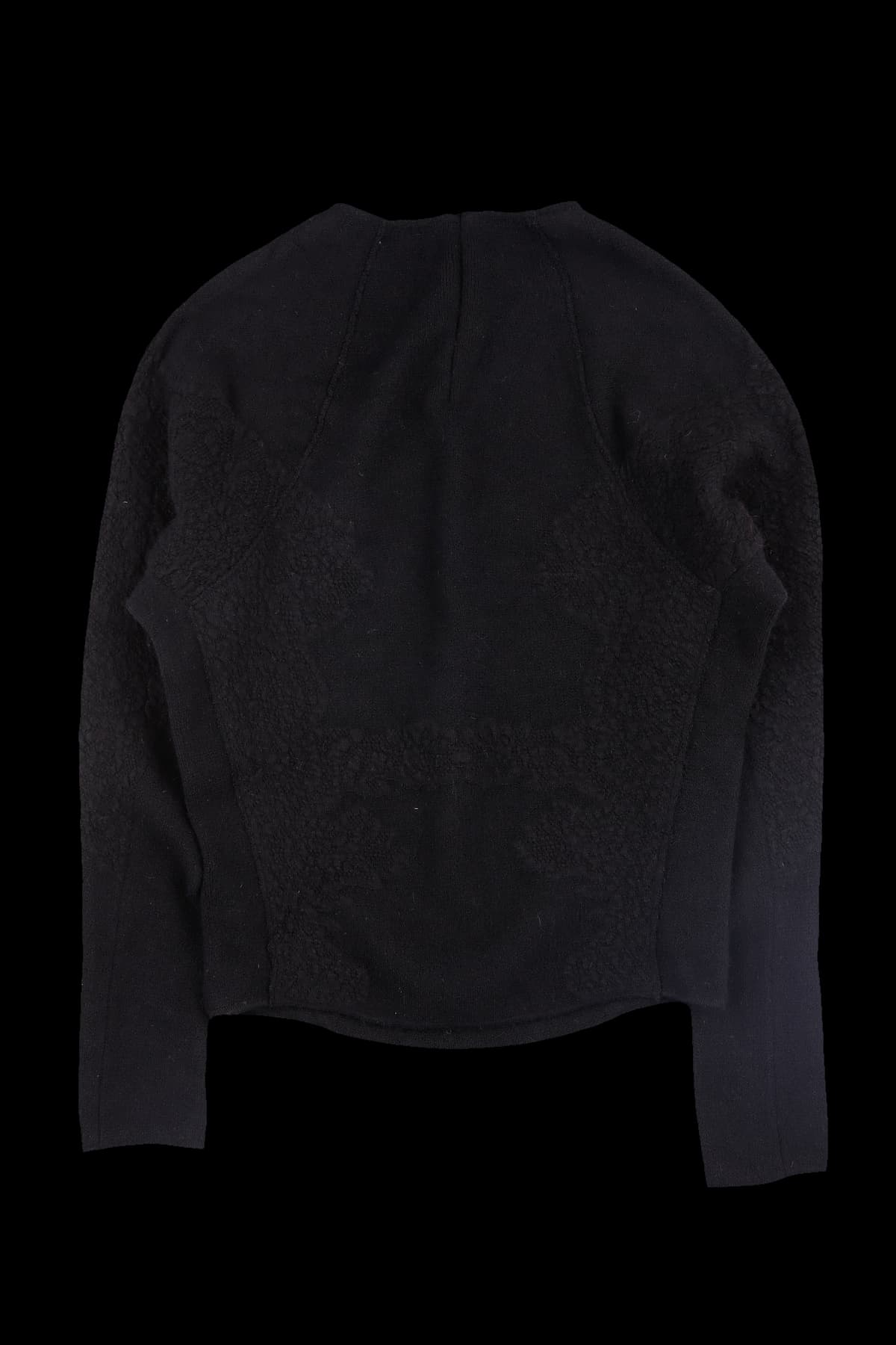 라운드 긴팔니트