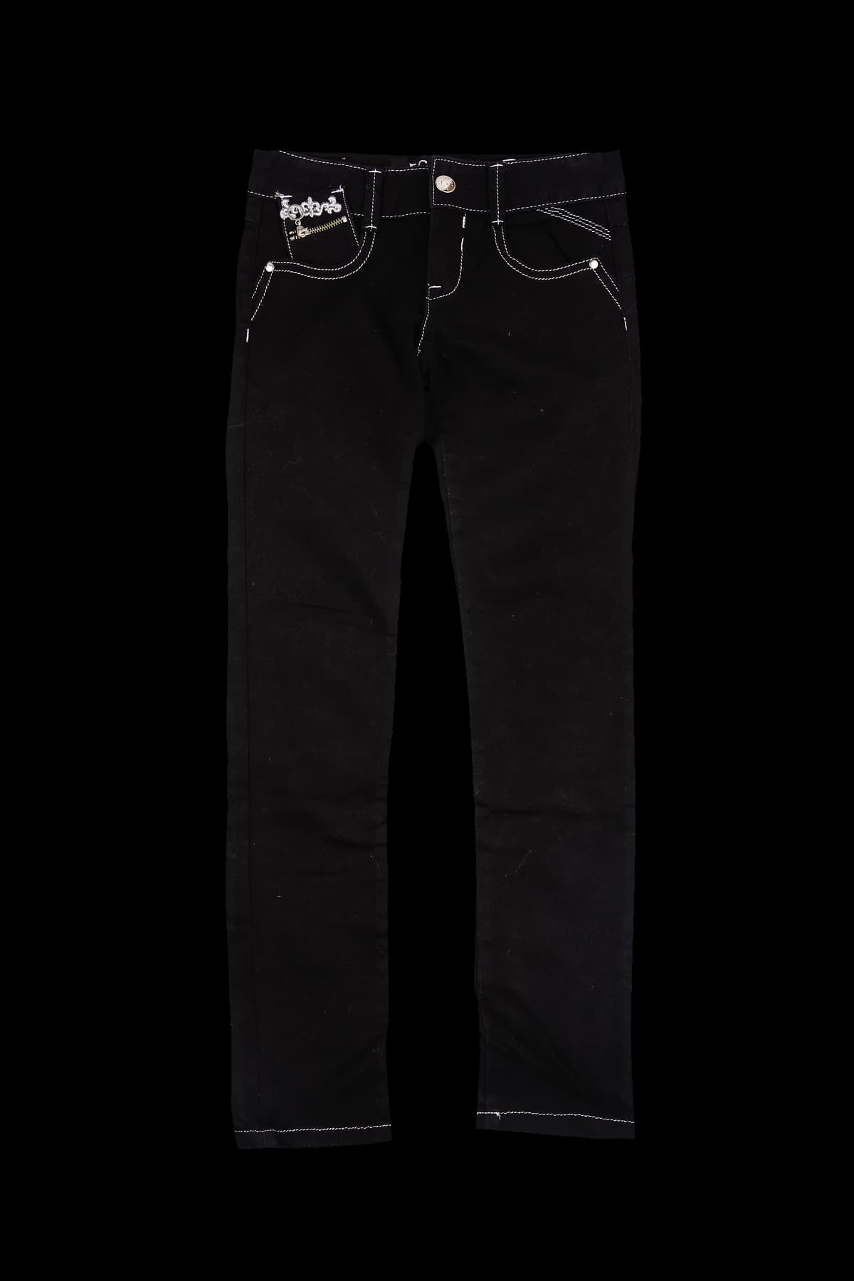 화이트 큐빅 팬츠