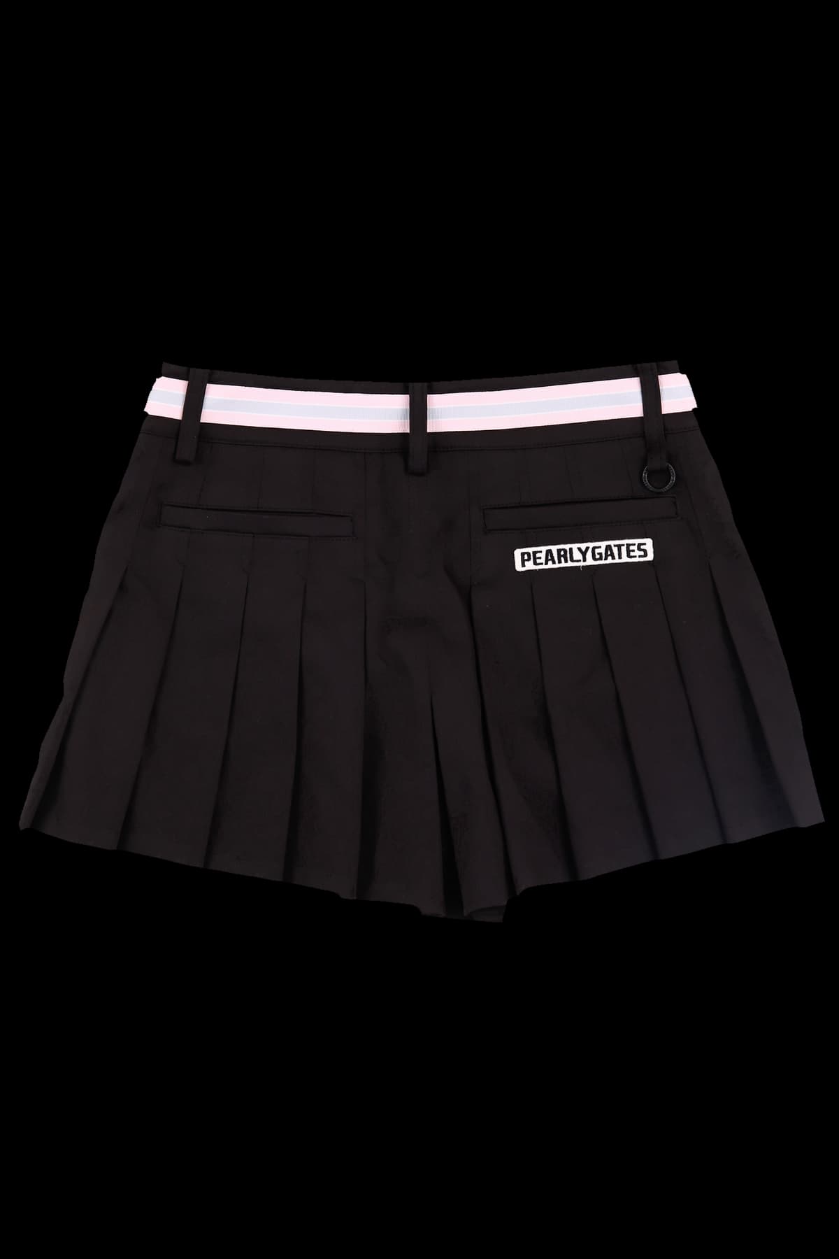 허리 배색 플리츠 숏팬츠