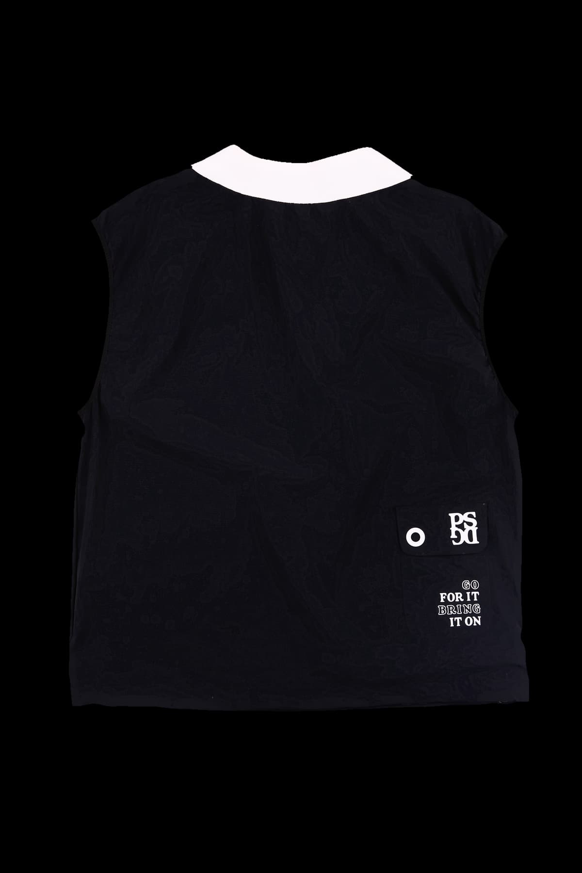 브이넥 밴드 민소매