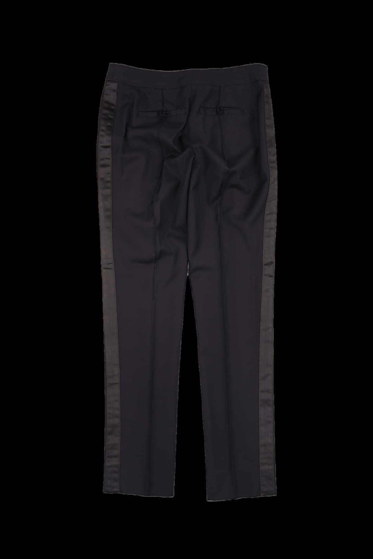 배색 라인 슬랙스