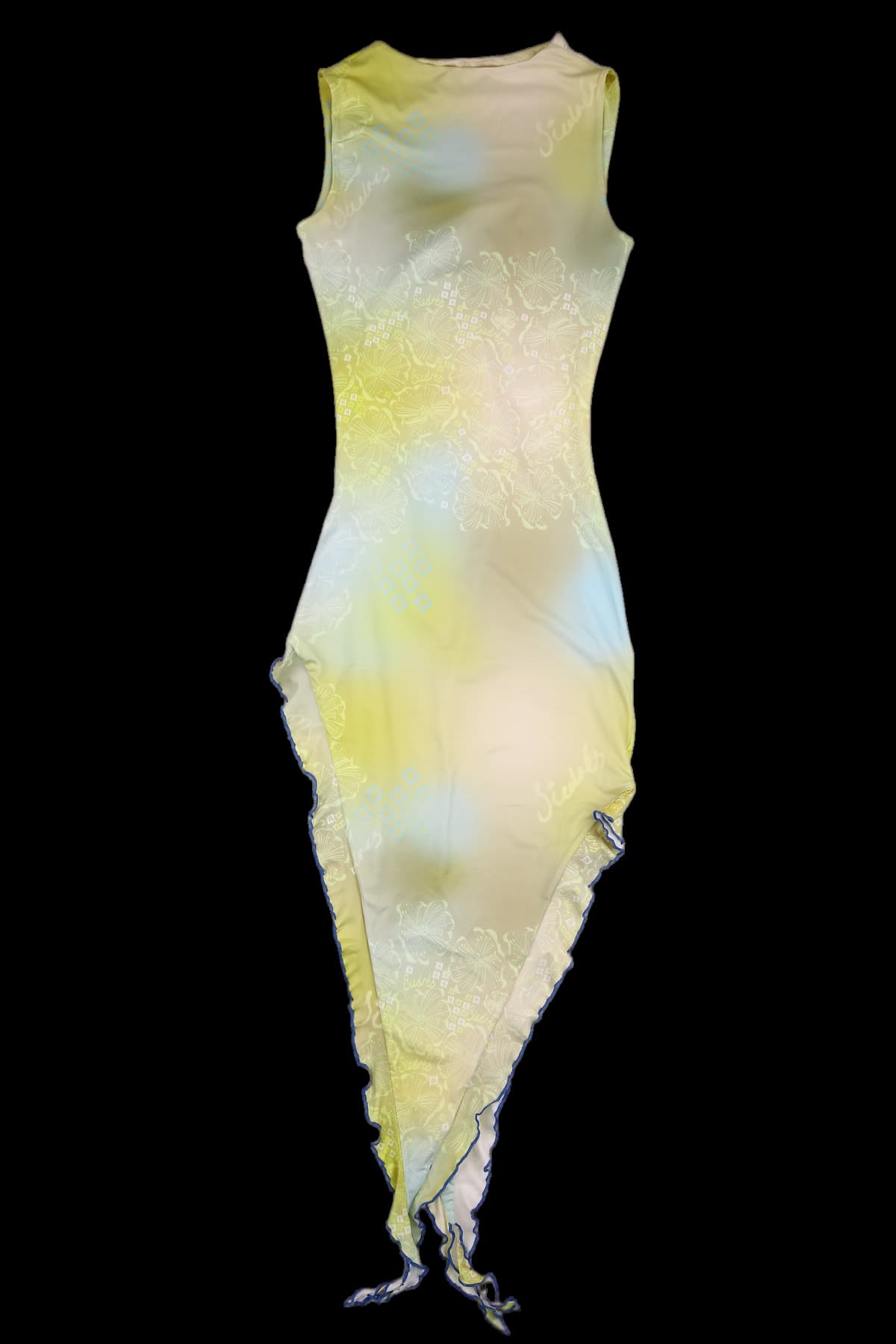 언밸런스 스트레치 드레스