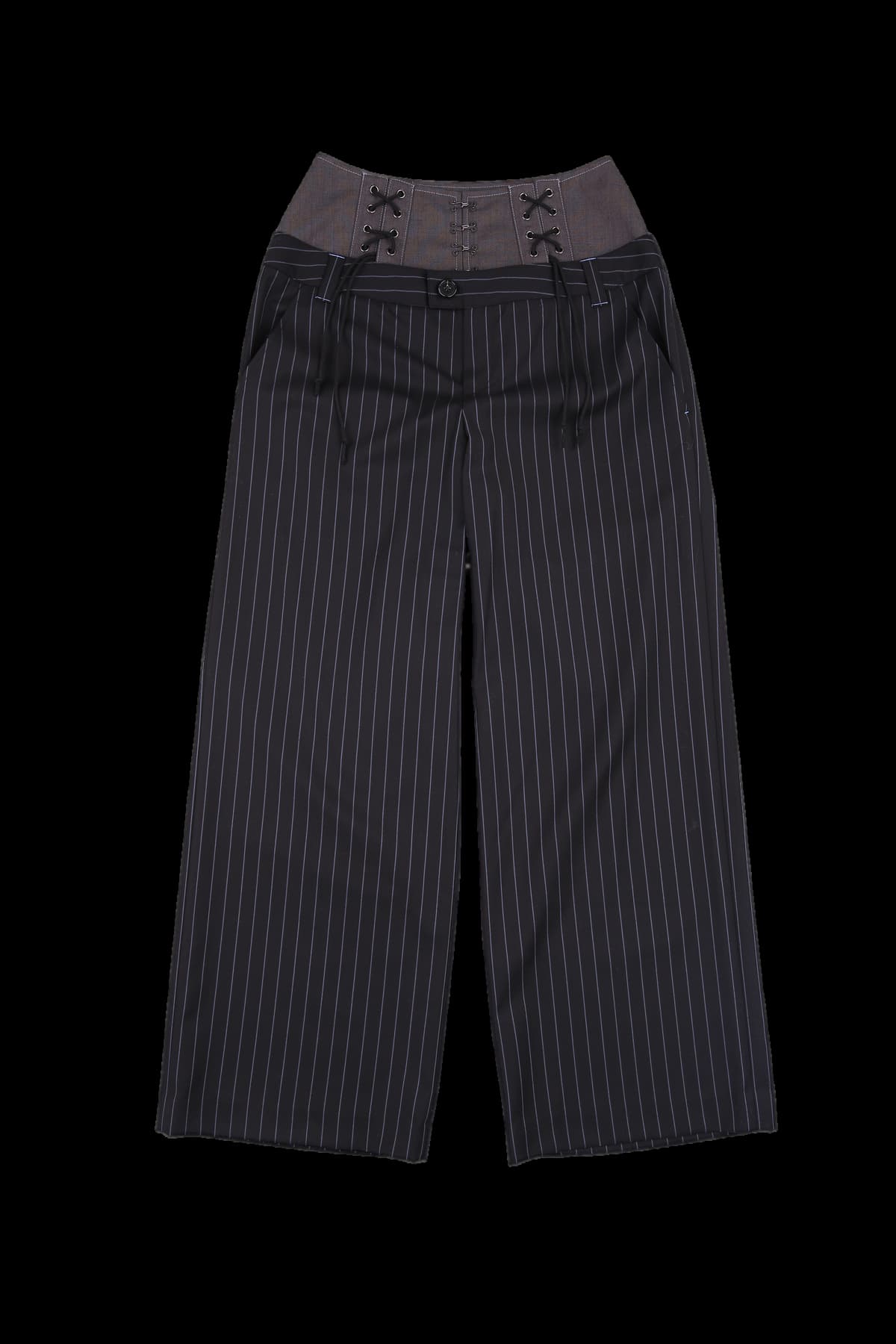 [2024] 레이스업 더블 웨이스트 팬츠