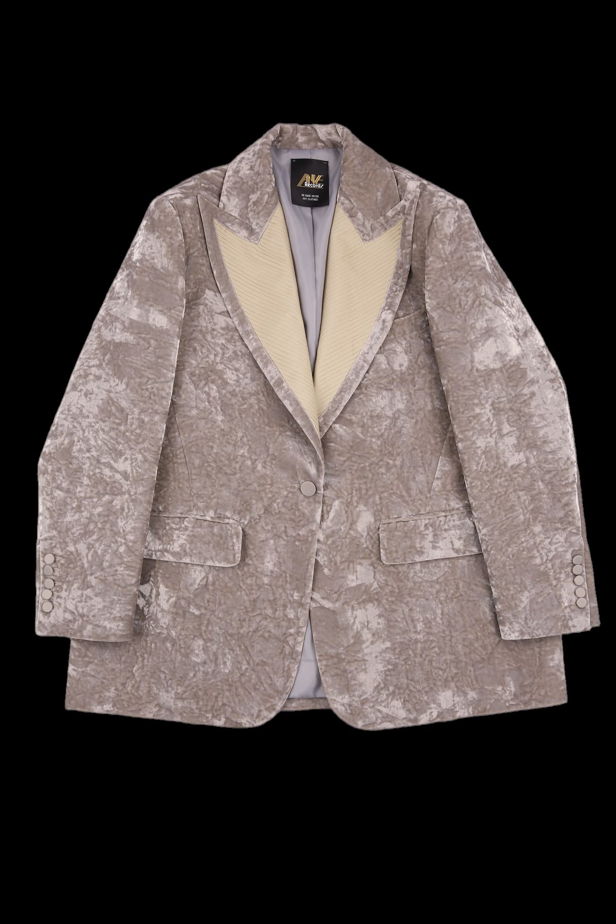 오버핏 벨벳 자켓