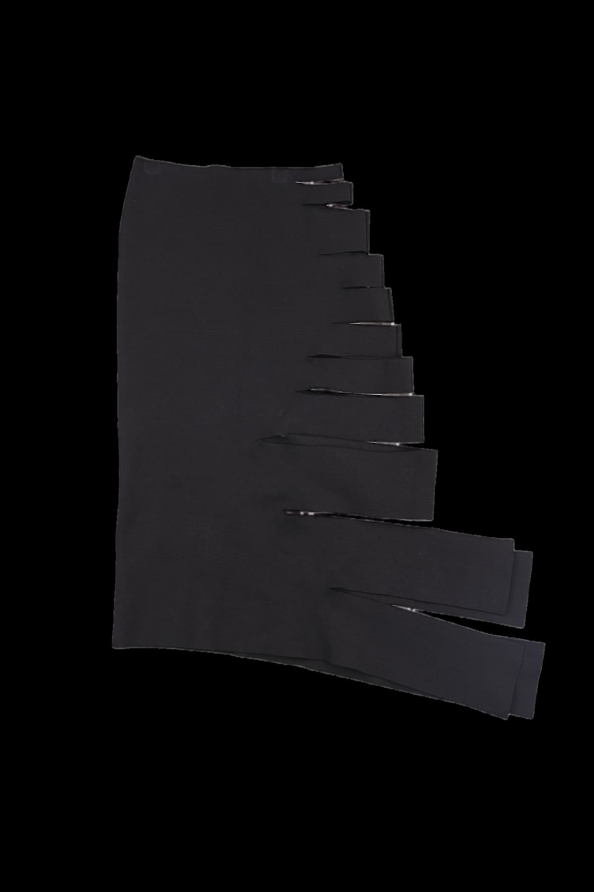 컷아웃 언밸런스 스커트