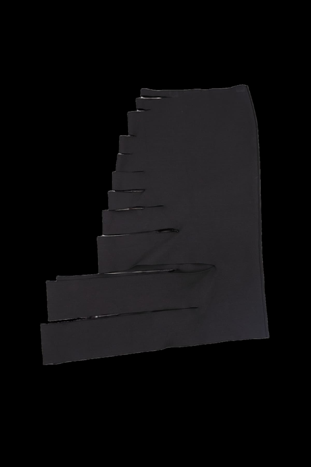 컷아웃 언밸런스 스커트