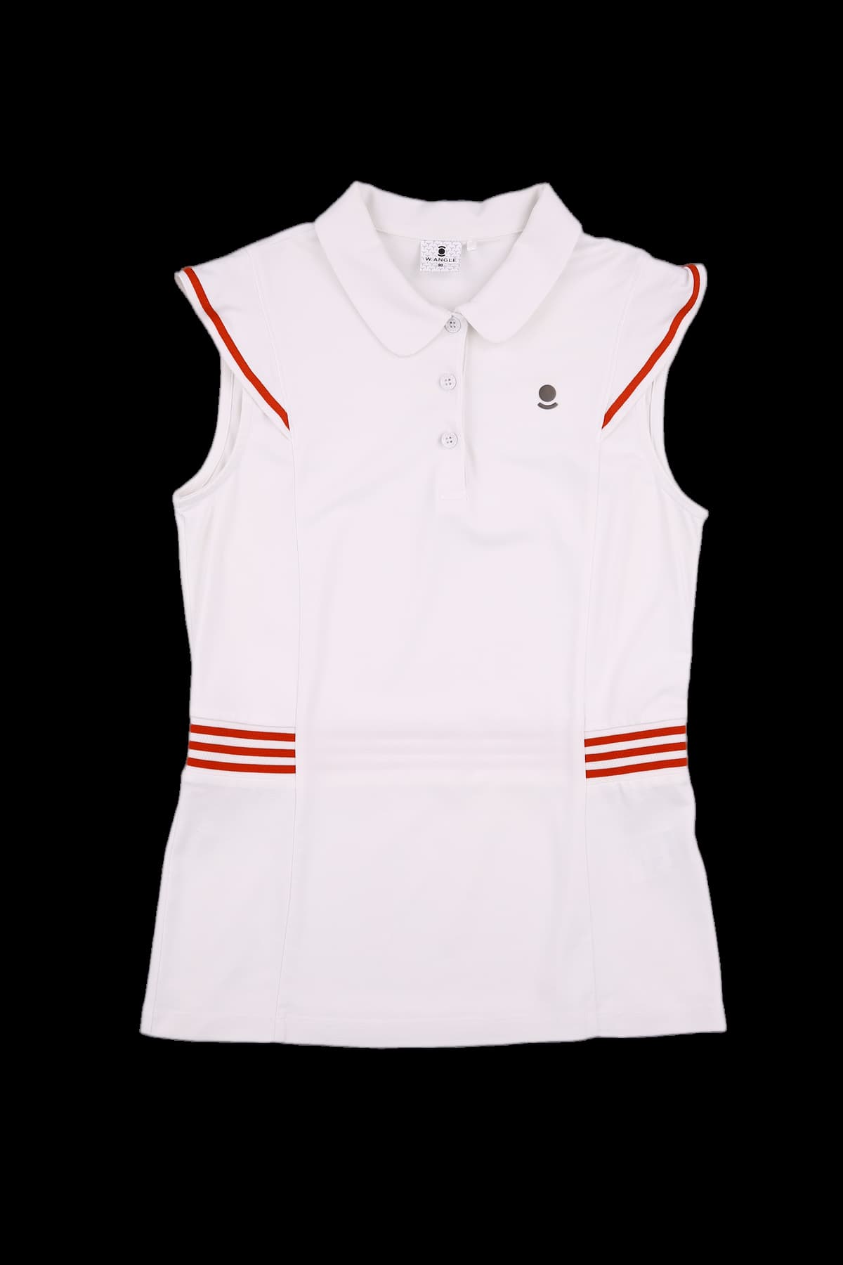 밴딩 배색 민소매