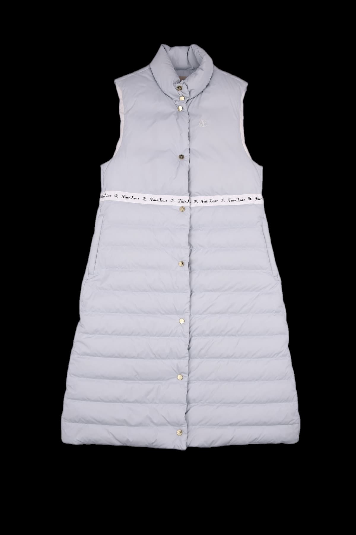 슬리브리스 롱 패딩