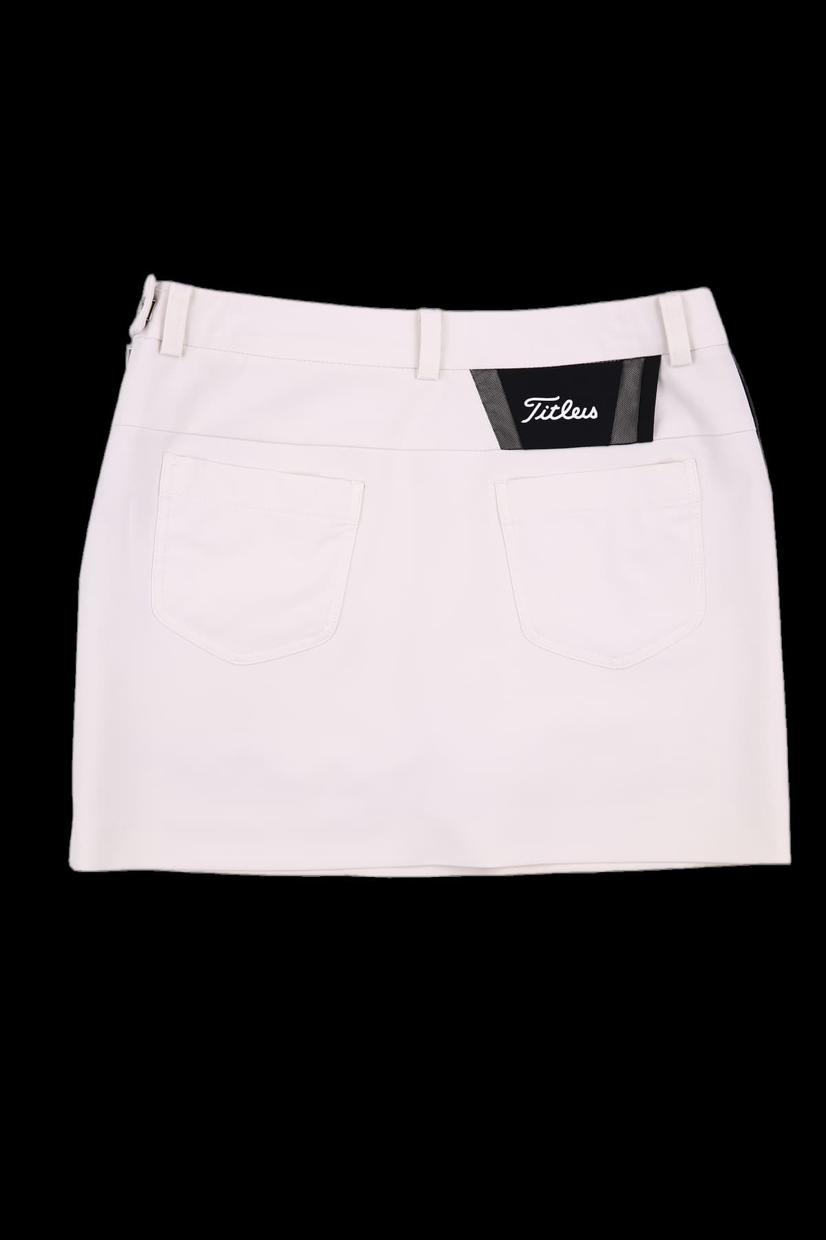 배색포인트 스커트