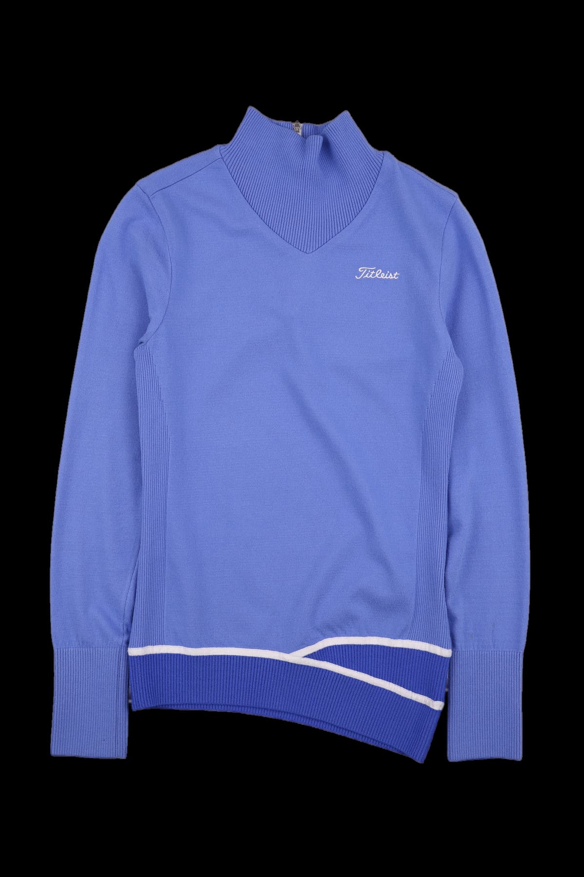 하프집업 긴팔 니트