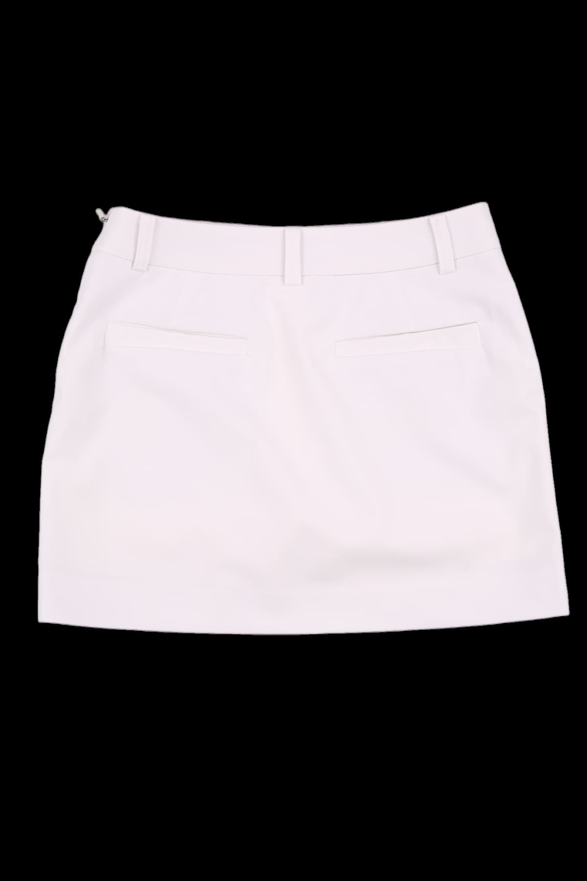 로고 언밸런스 스커트