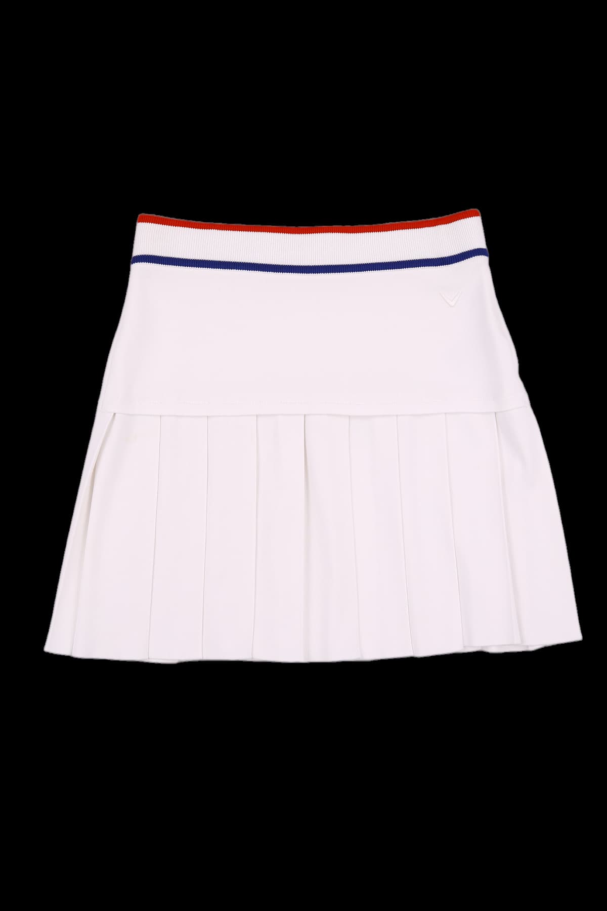  플리츠 니트 스커트 