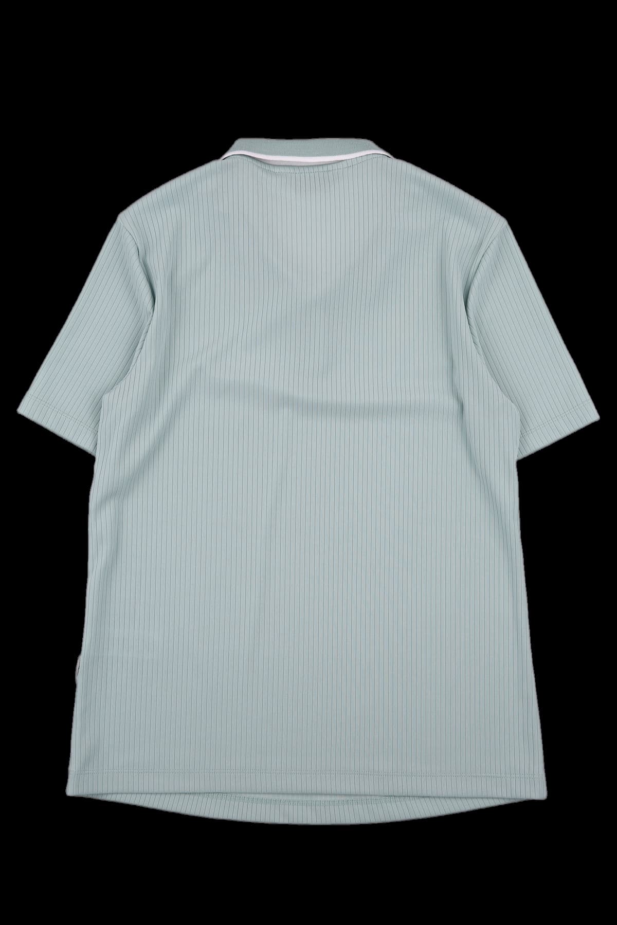 골지 반팔 카라 티셔츠