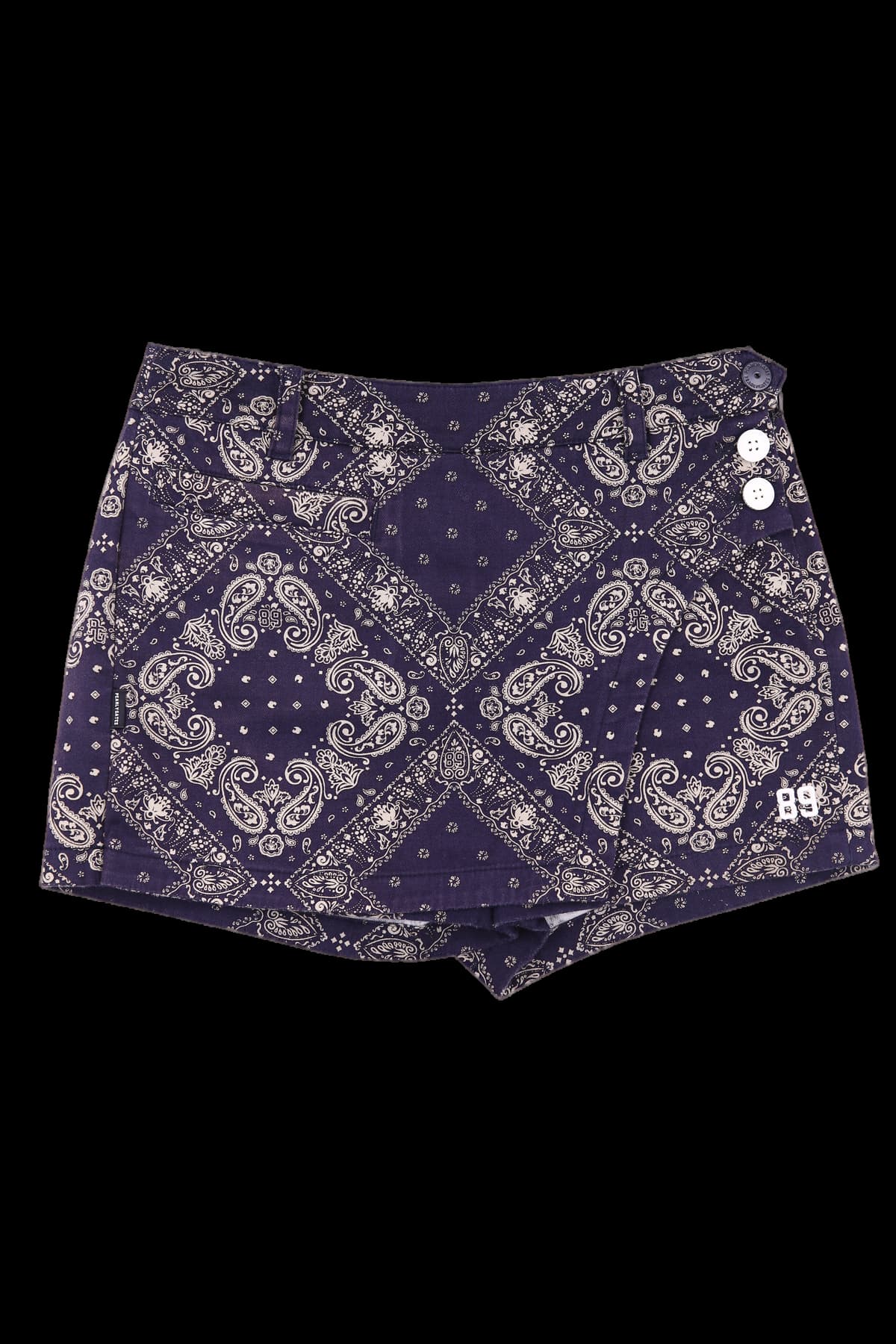 패턴 레이어 큐롯 팬츠