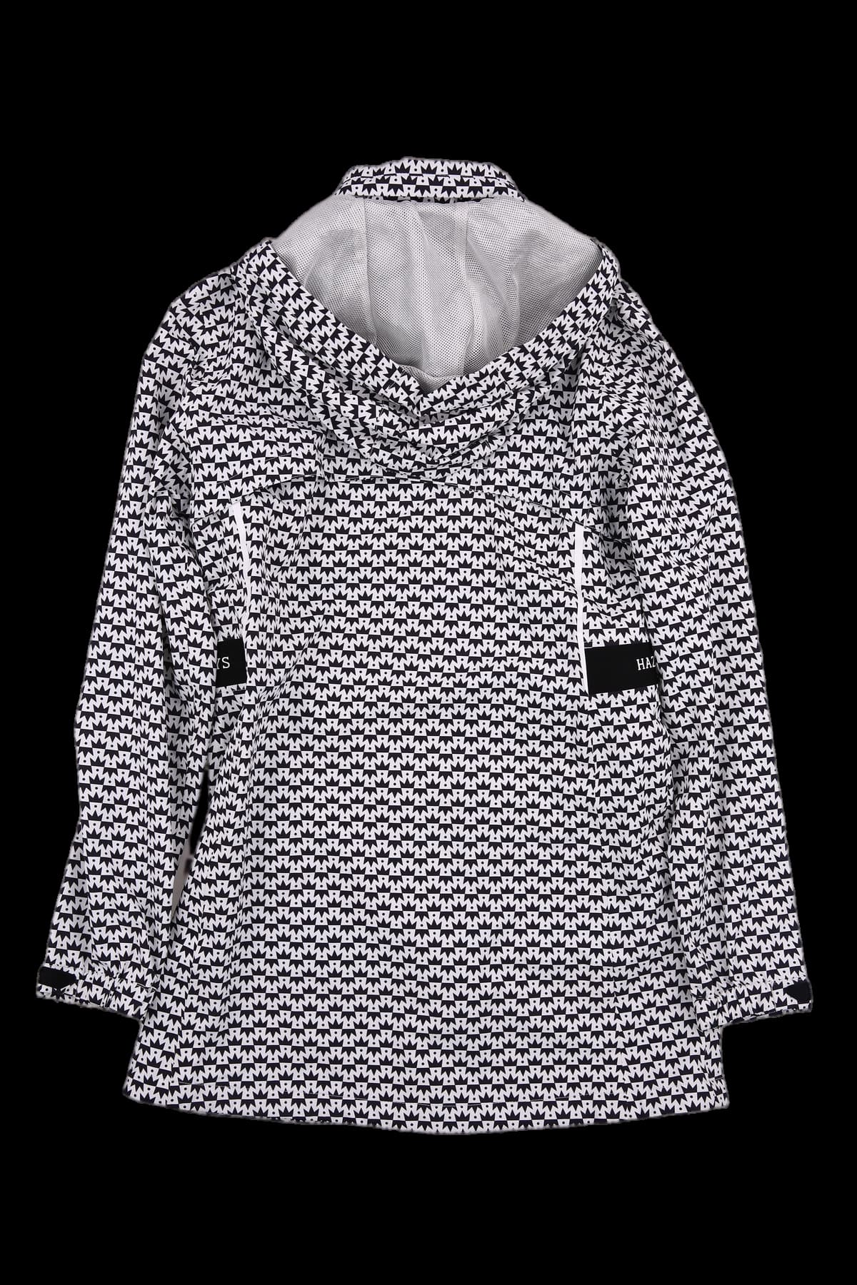 로고 후드 집업 자켓