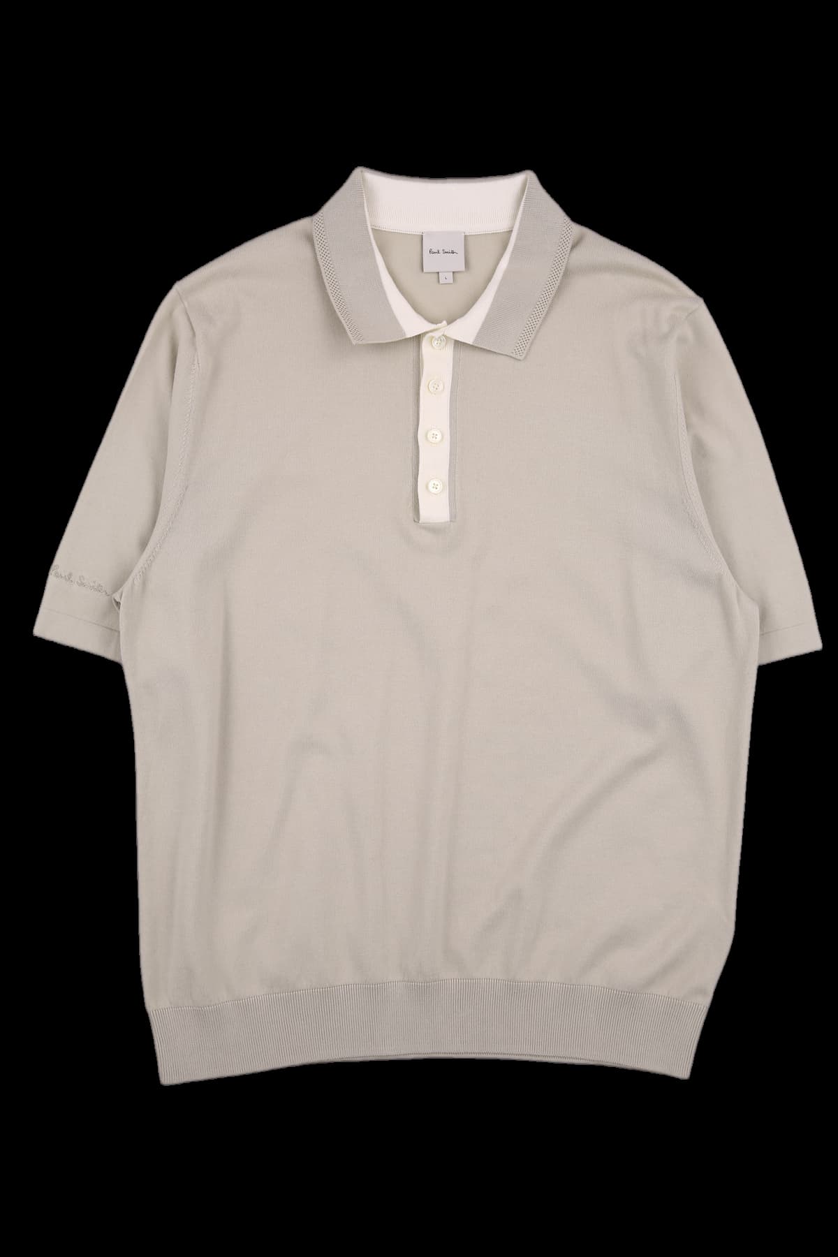 [남성] 배색 반팔 카라티