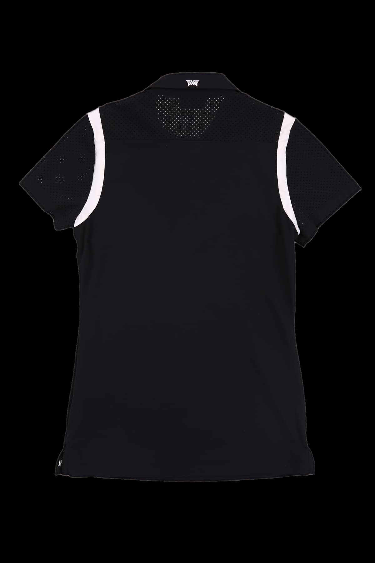 펀칭 반팔 카라티