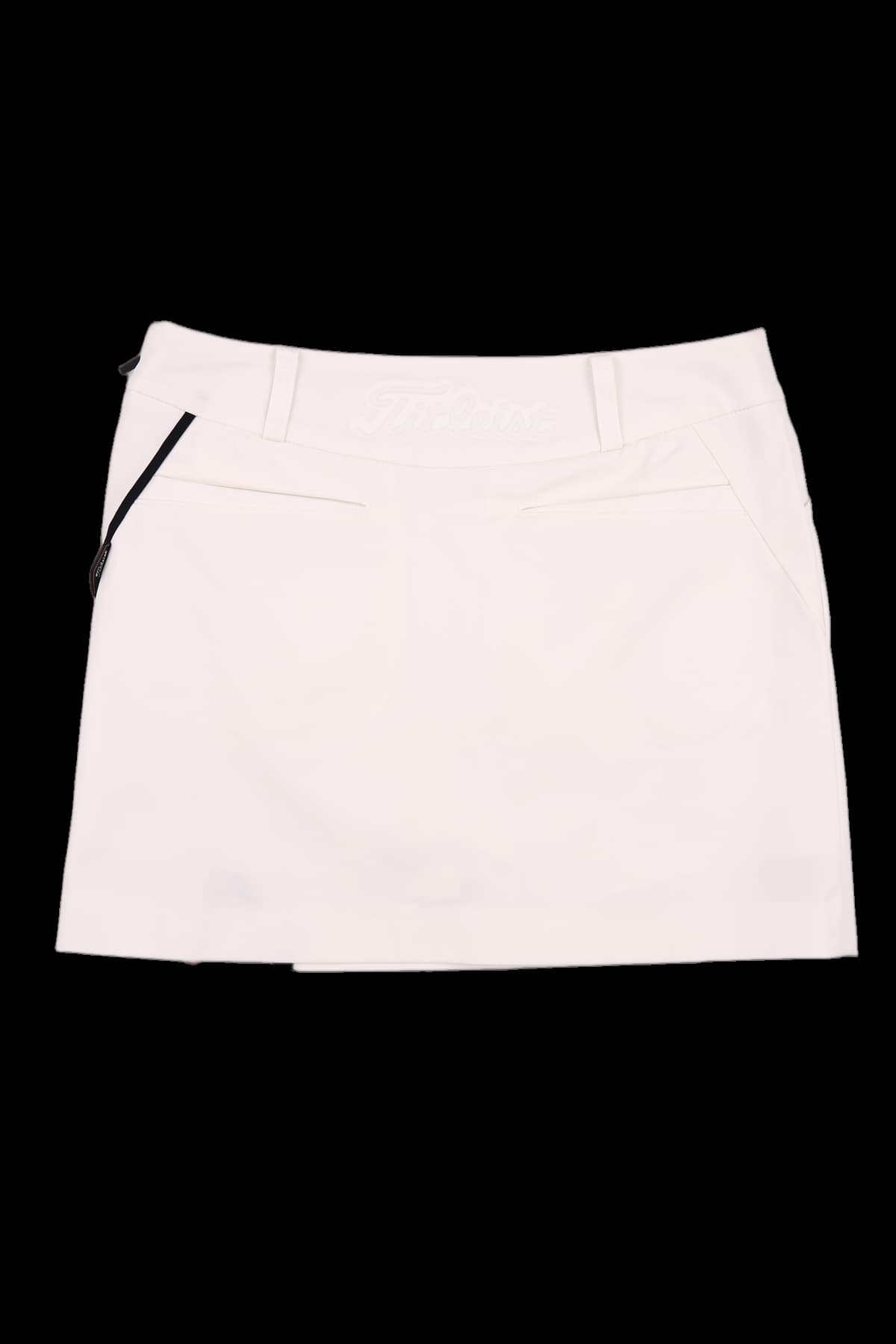 로고 배색 트임 스커트