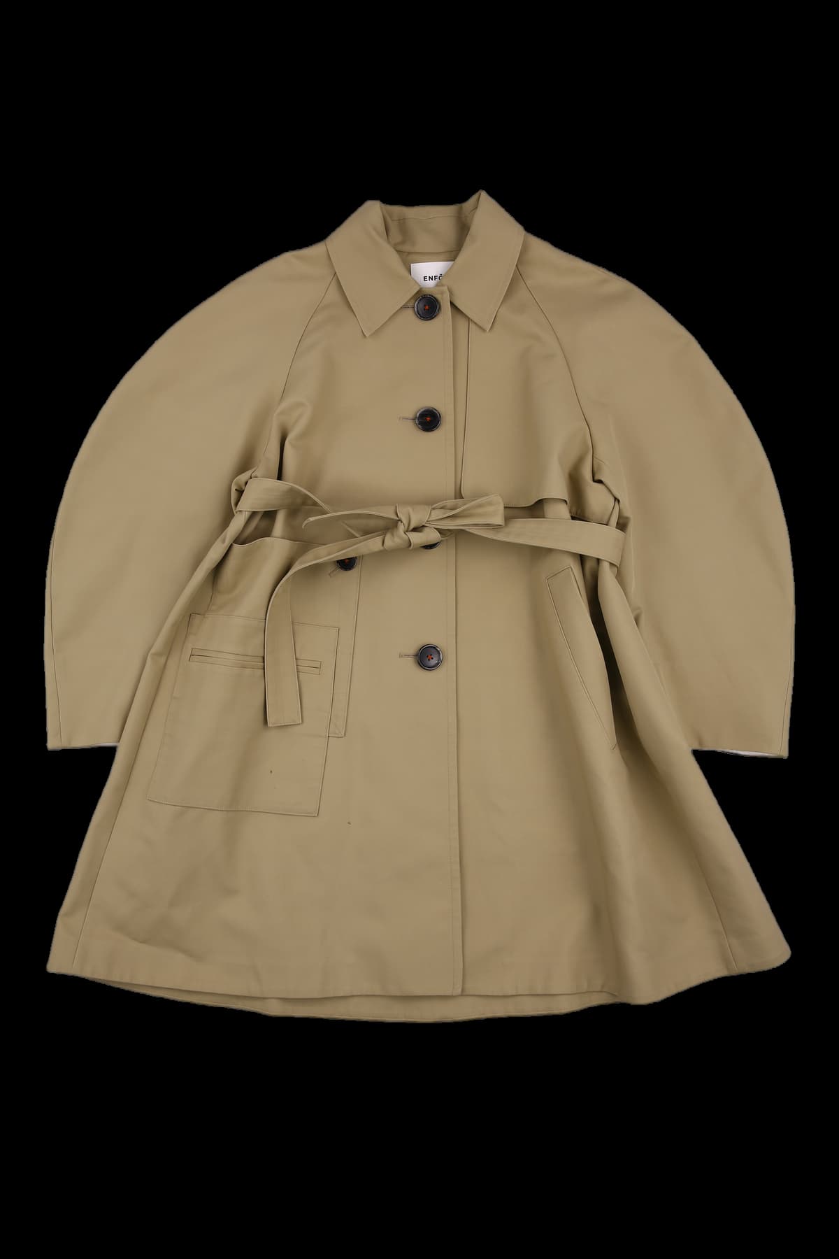 코튼 트렌치코트 