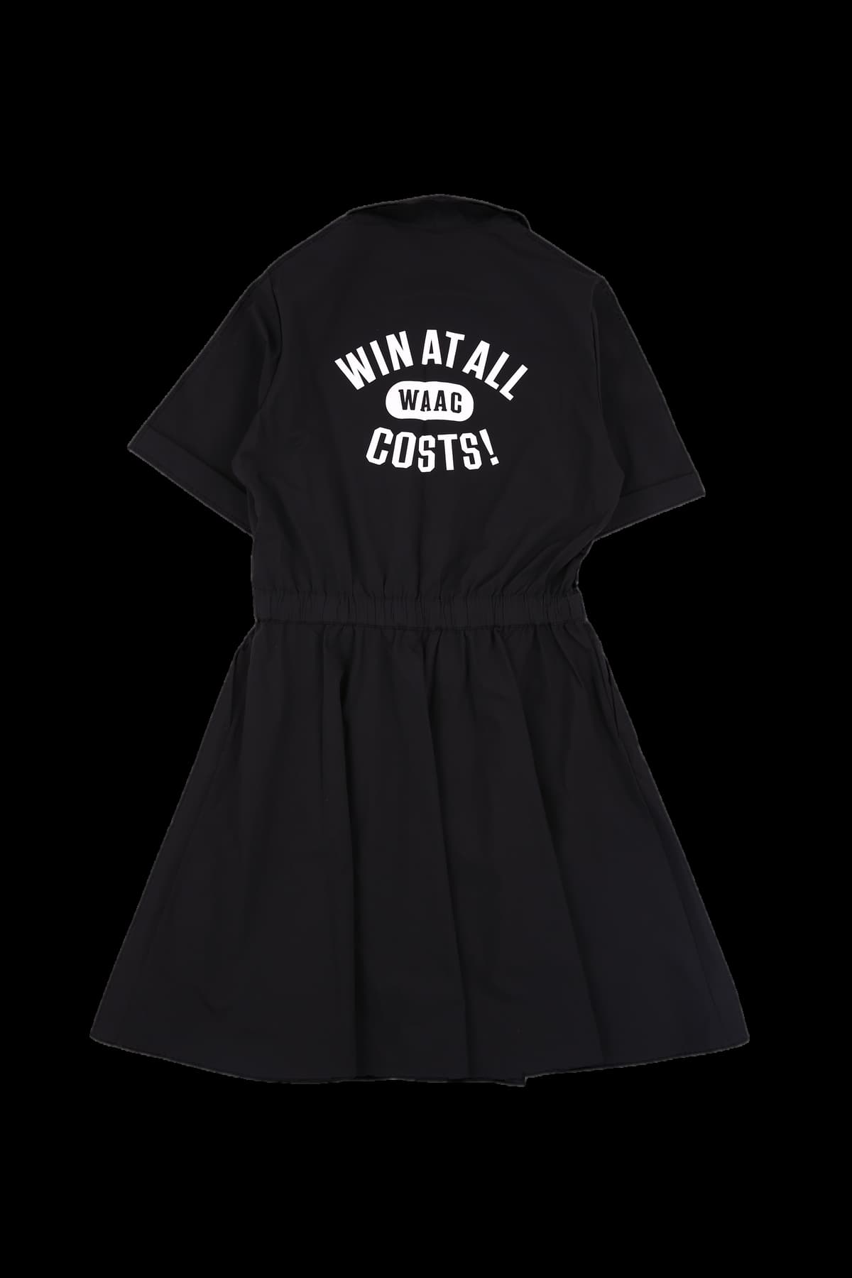 우븐 반팔 원피스