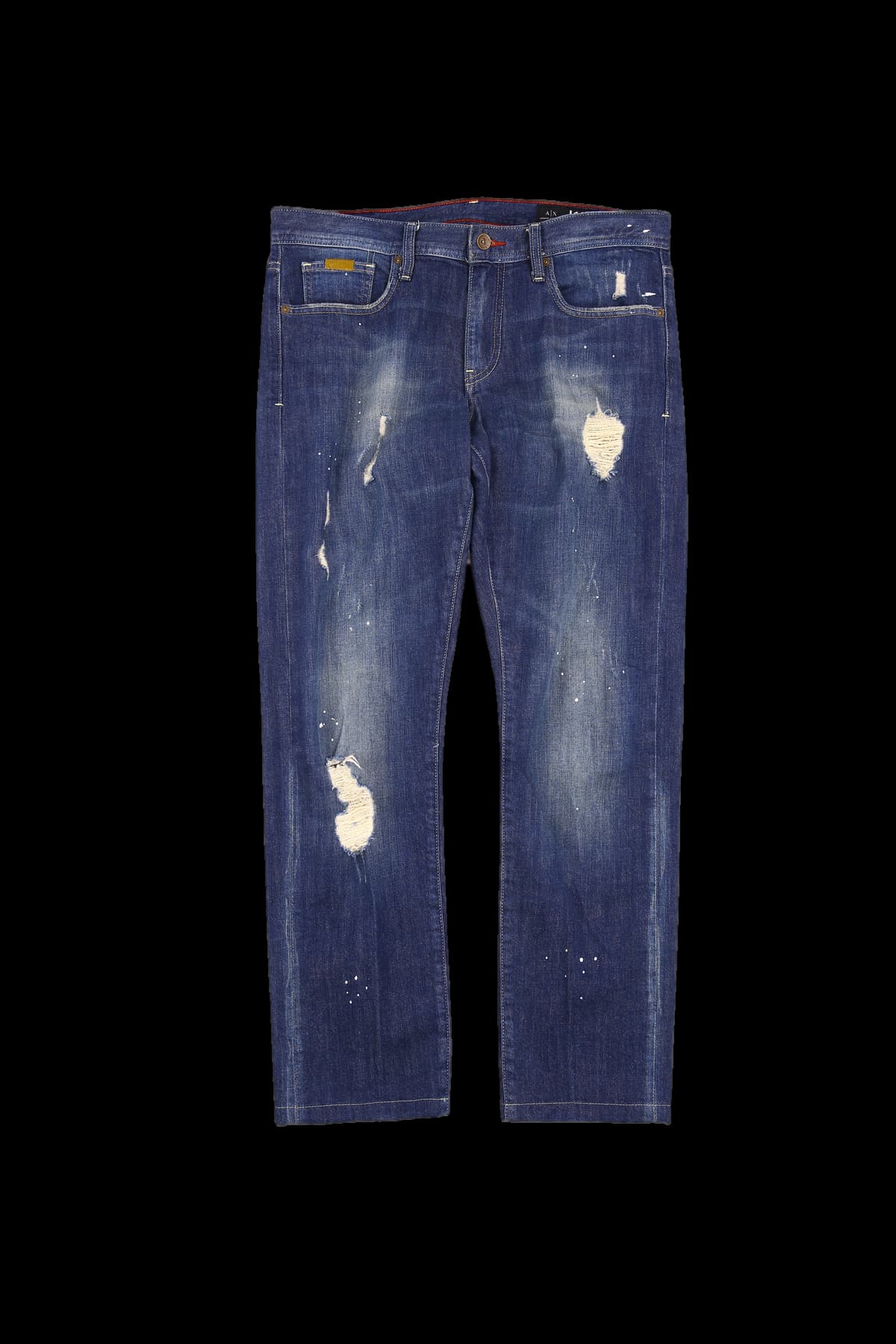 [남성] 디스트로이드 페인티드 데님 팬츠