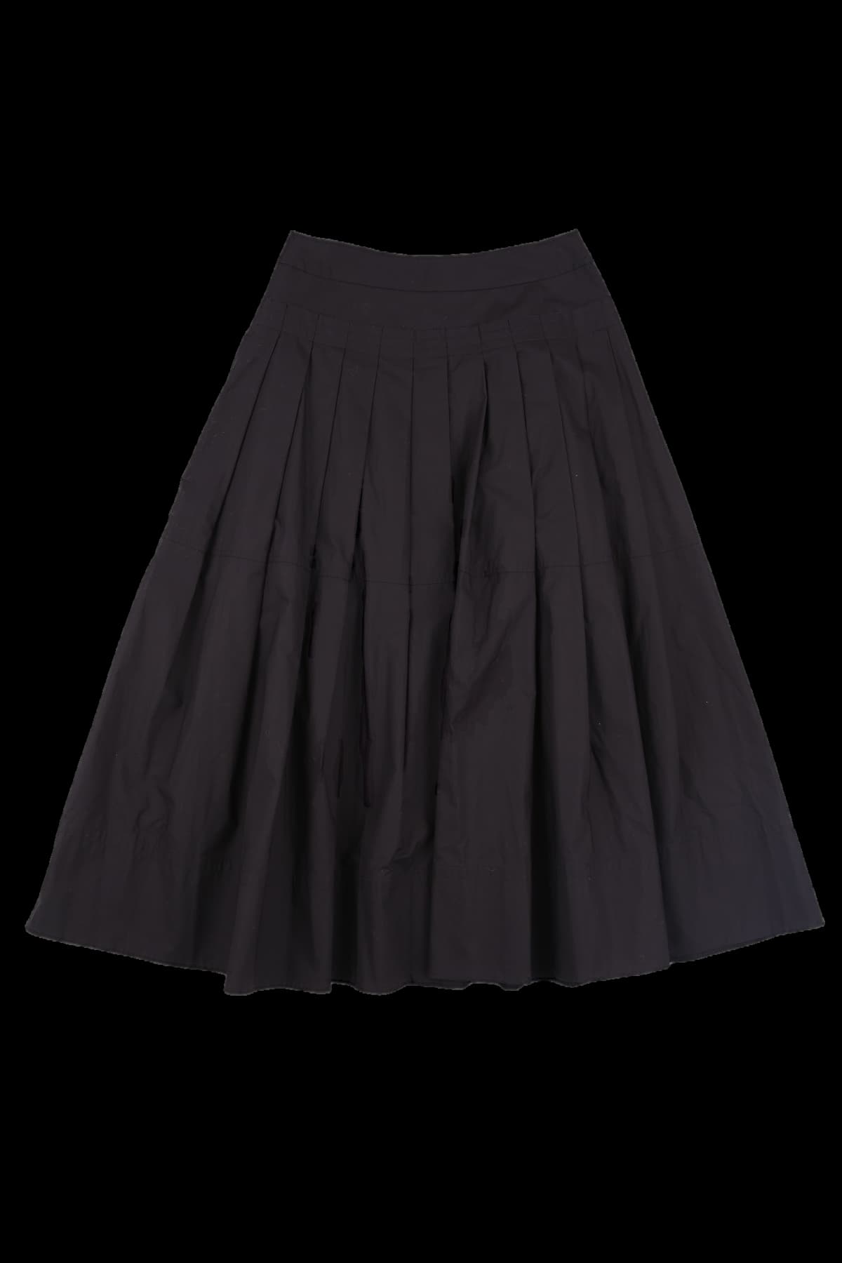 플리츠 롱 스커트
