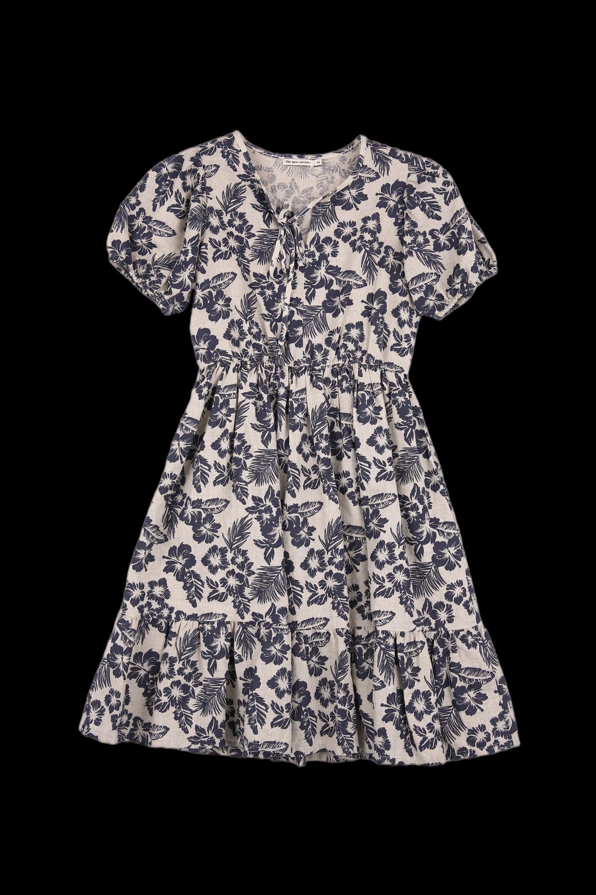 [키즈] 플로럴 린넨 원피스