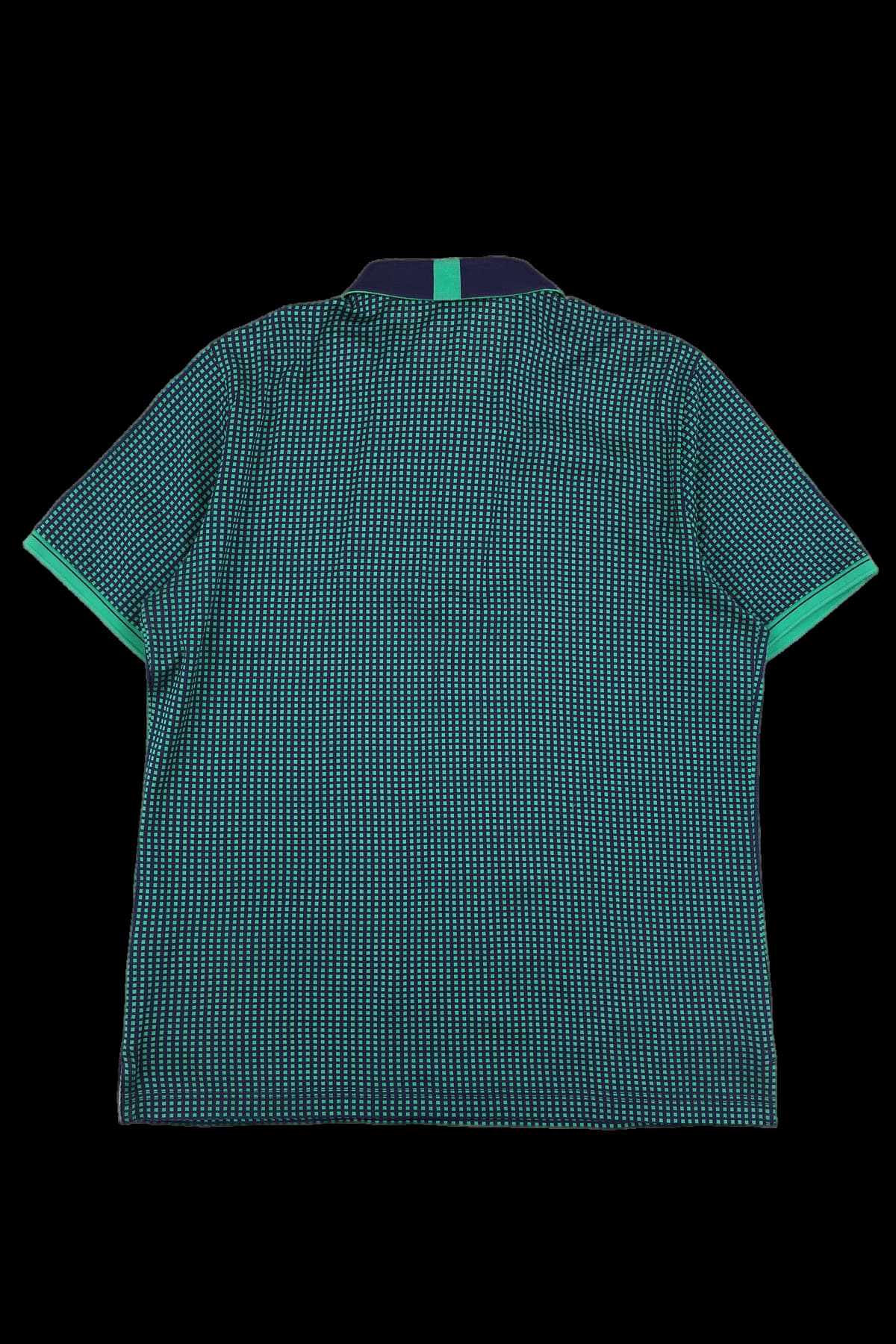 [남성]체크 카라 티