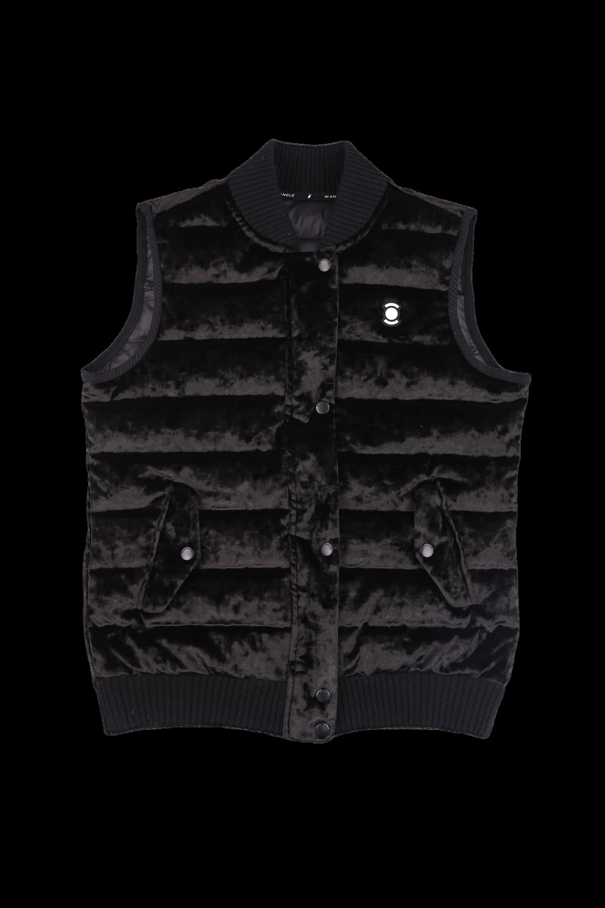 벨벳 패딩 베스트
