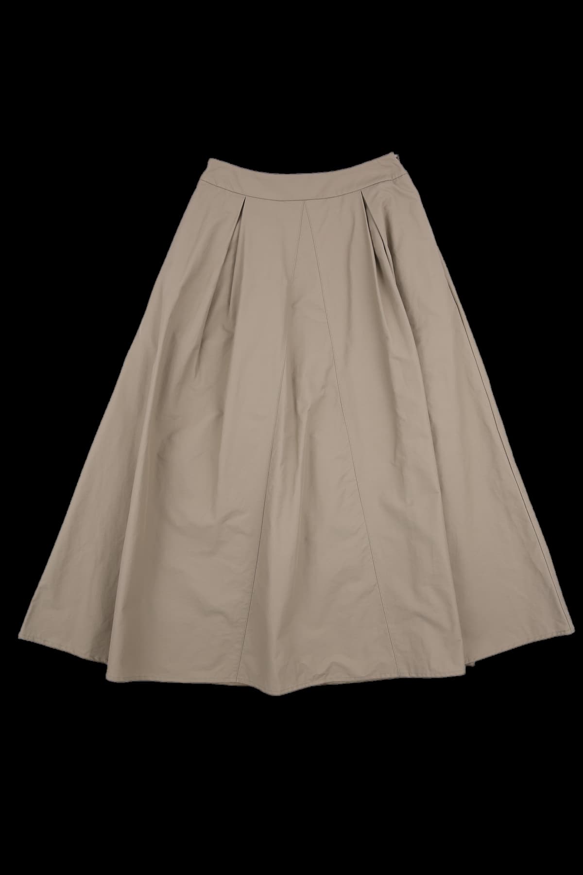 [2024] 뒷 밴딩 플레어 롱 스커트