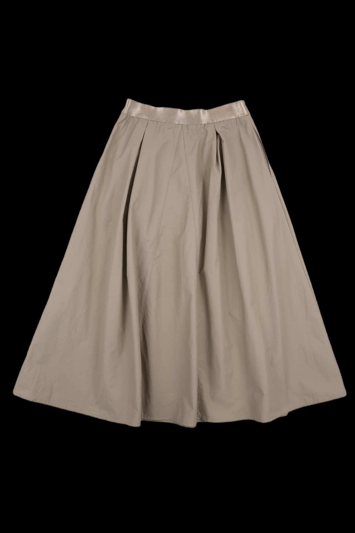 [2024] 뒷 밴딩 플레어 롱 스커트