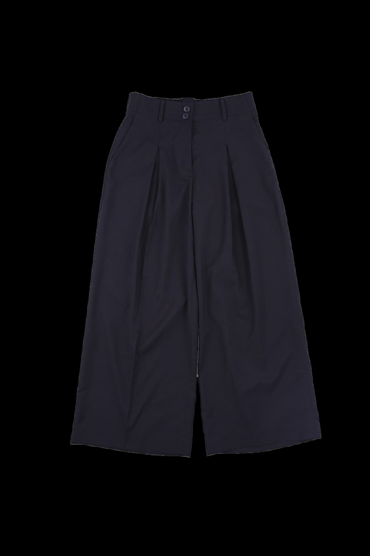 핀턱 뒷밴딩 와이드팬츠