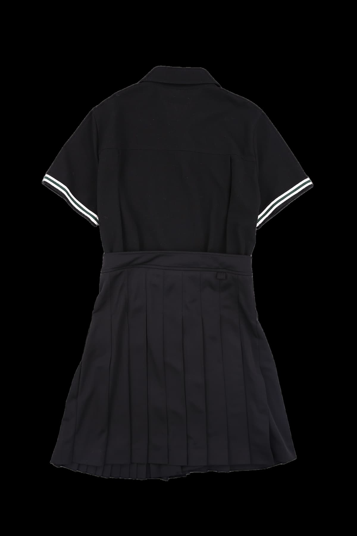 카라 반팔 원피스 